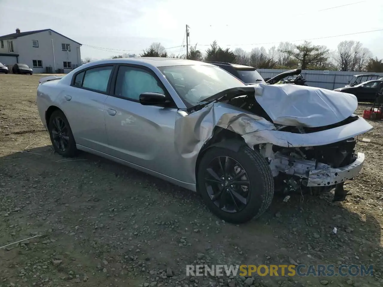4 Photograph of a damaged car 2C3CDXJG8PH657712 DODGE CHARGER 2023