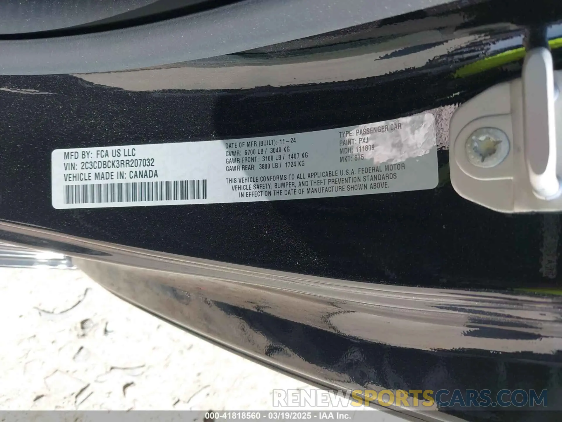 9 Photograph of a damaged car 2C3CDBCK3RR207032 DODGE CHARGER DAYTONA 2024
