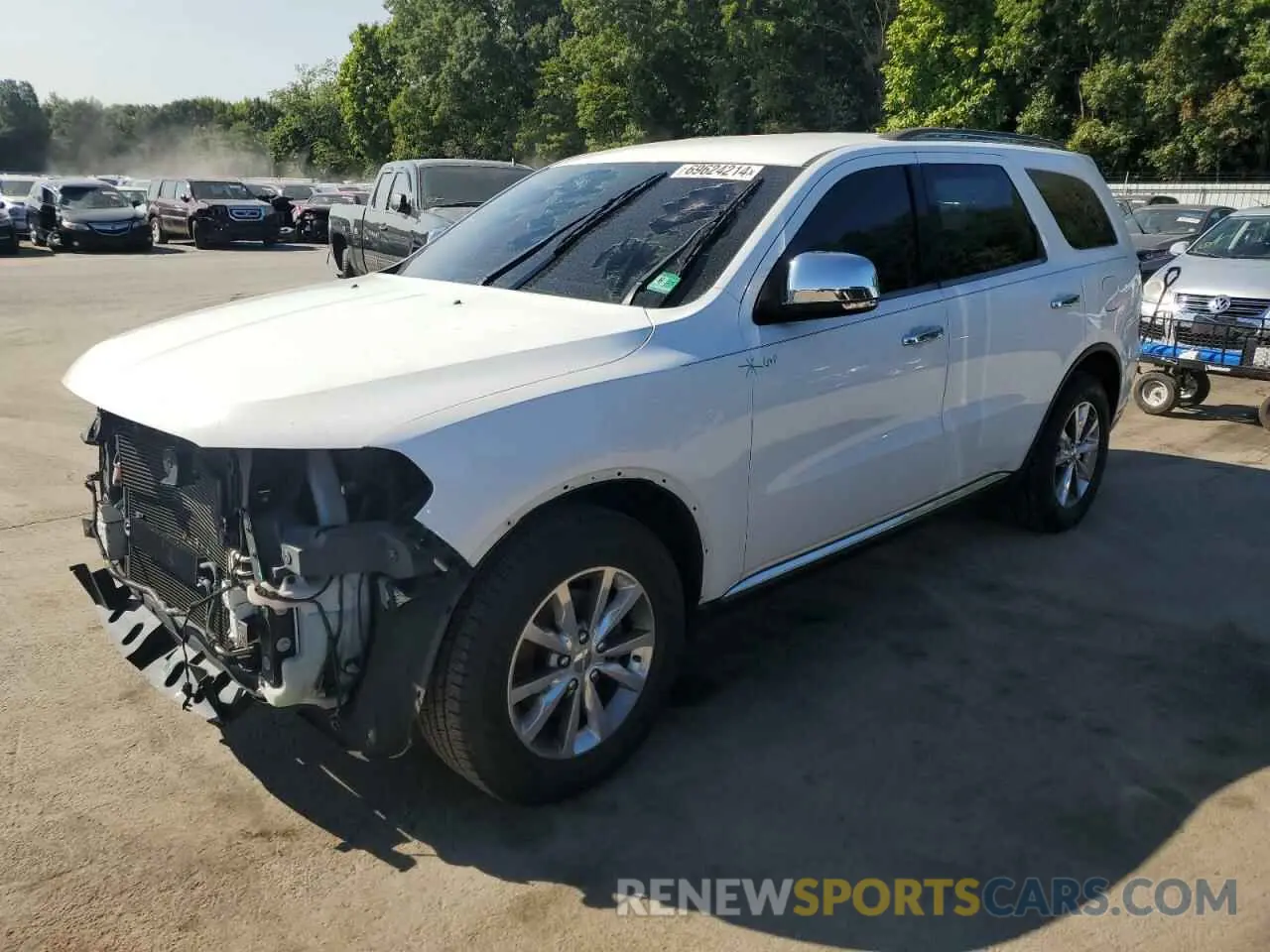 1 Photograph of a damaged car 1C4RDHDG2FC200595 DODGE DURANGO 2015