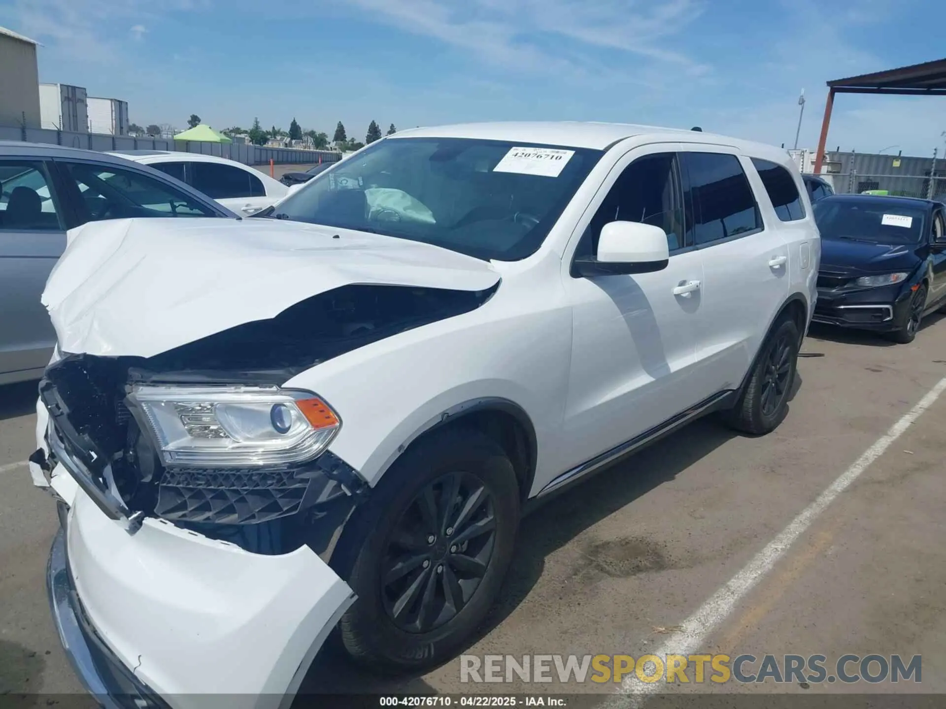 2 Photograph of a damaged car 1C4RDHAG6KC824589 DODGE DURANGO 2019