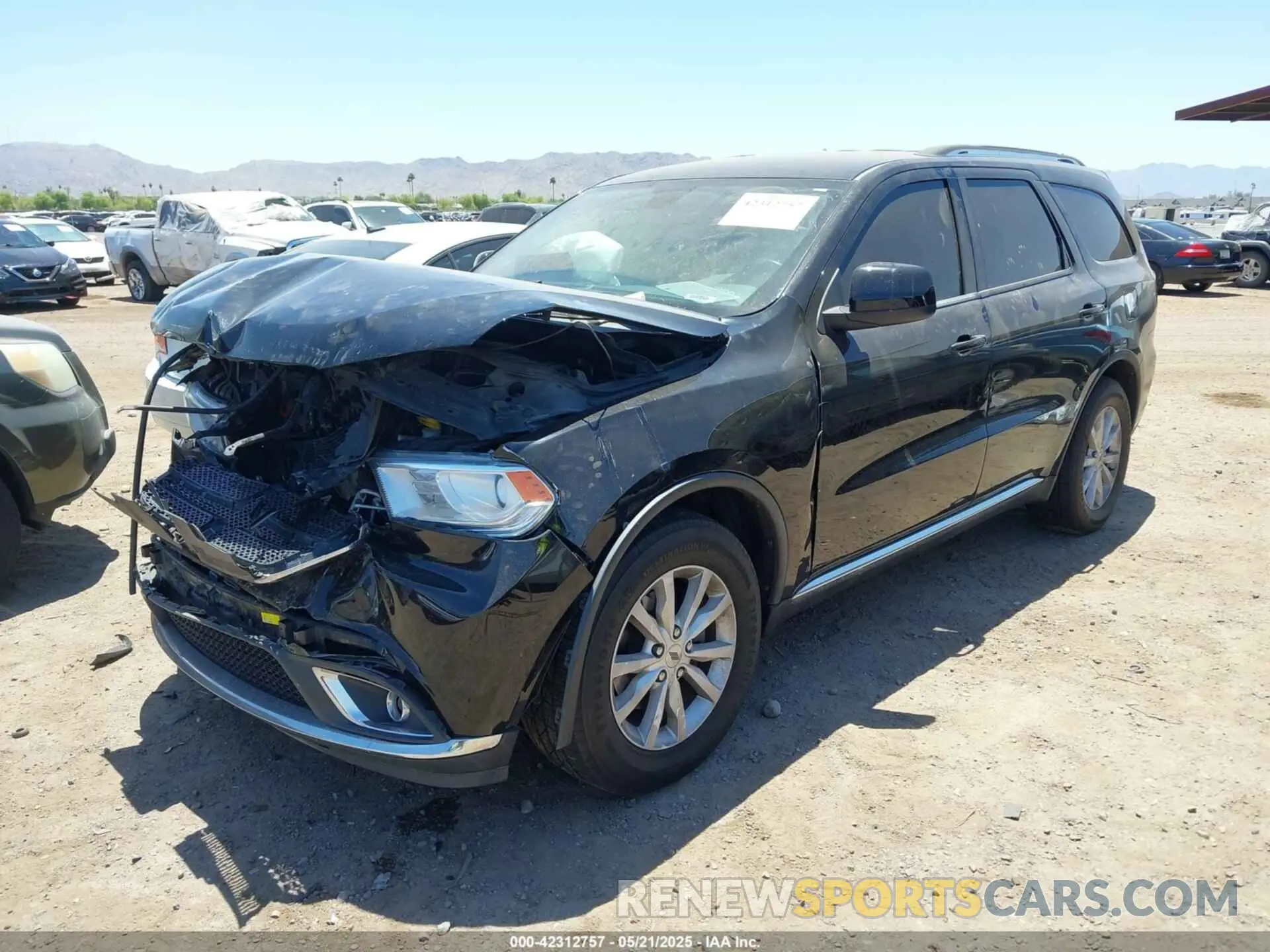 2 Фотография поврежденного автомобиля 1C4RDHAG8KC684576 DODGE DURANGO 2019