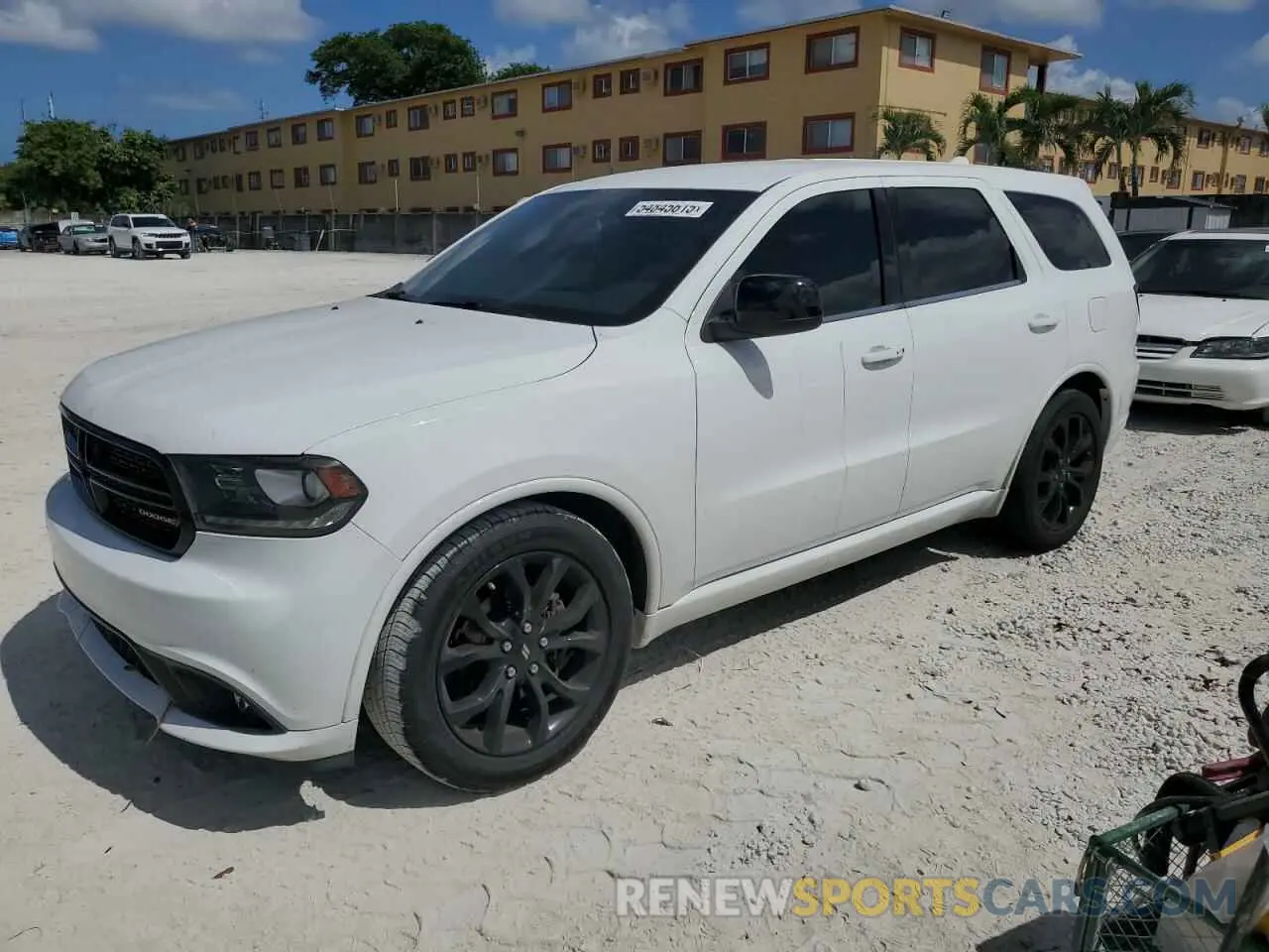 1 Photograph of a damaged car 1C4RDHAG9KC573292 DODGE DURANGO 2019
