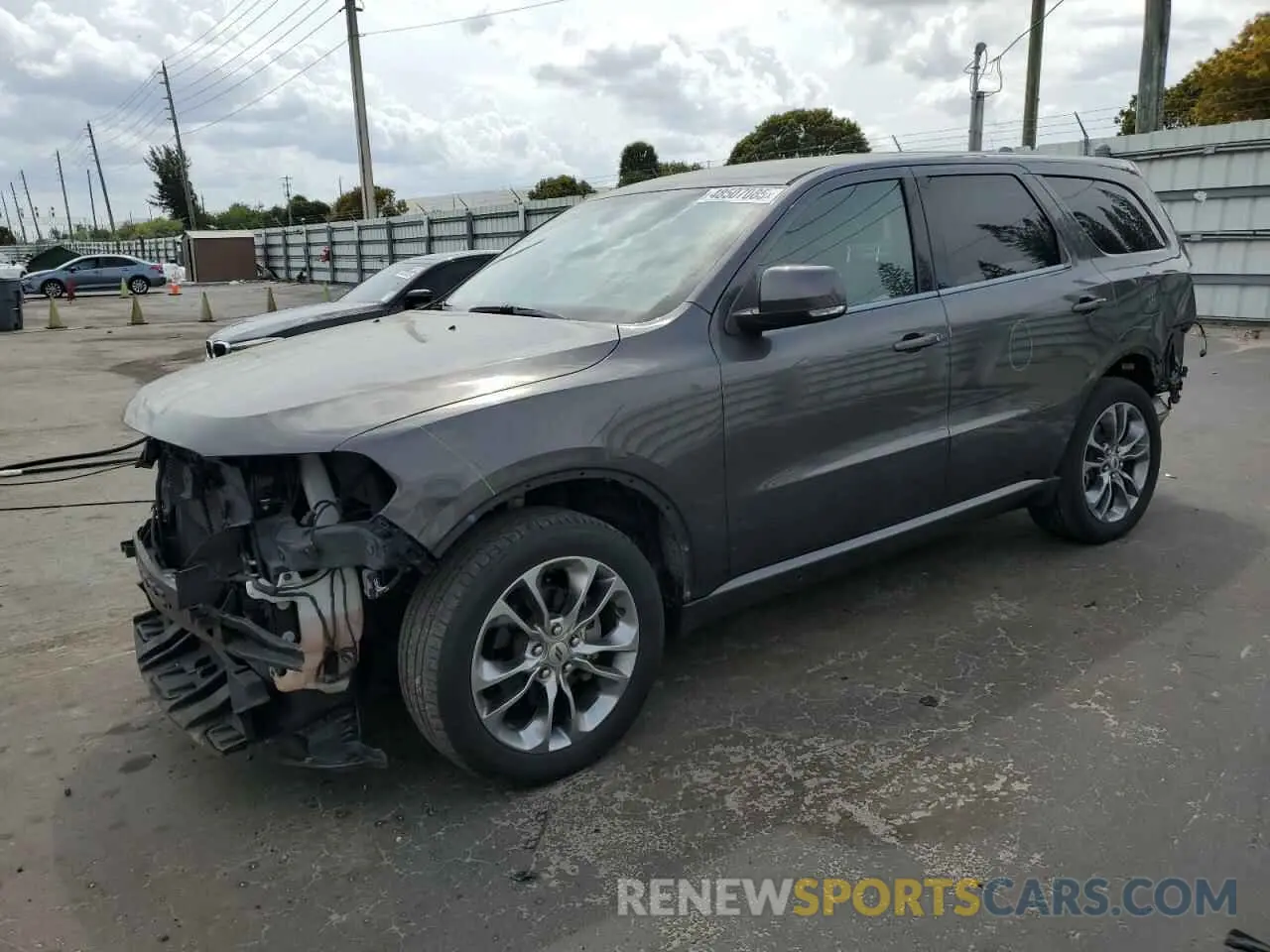 1 Фотография поврежденного автомобиля 1C4RDHDG9KC824419 DODGE DURANGO 2019