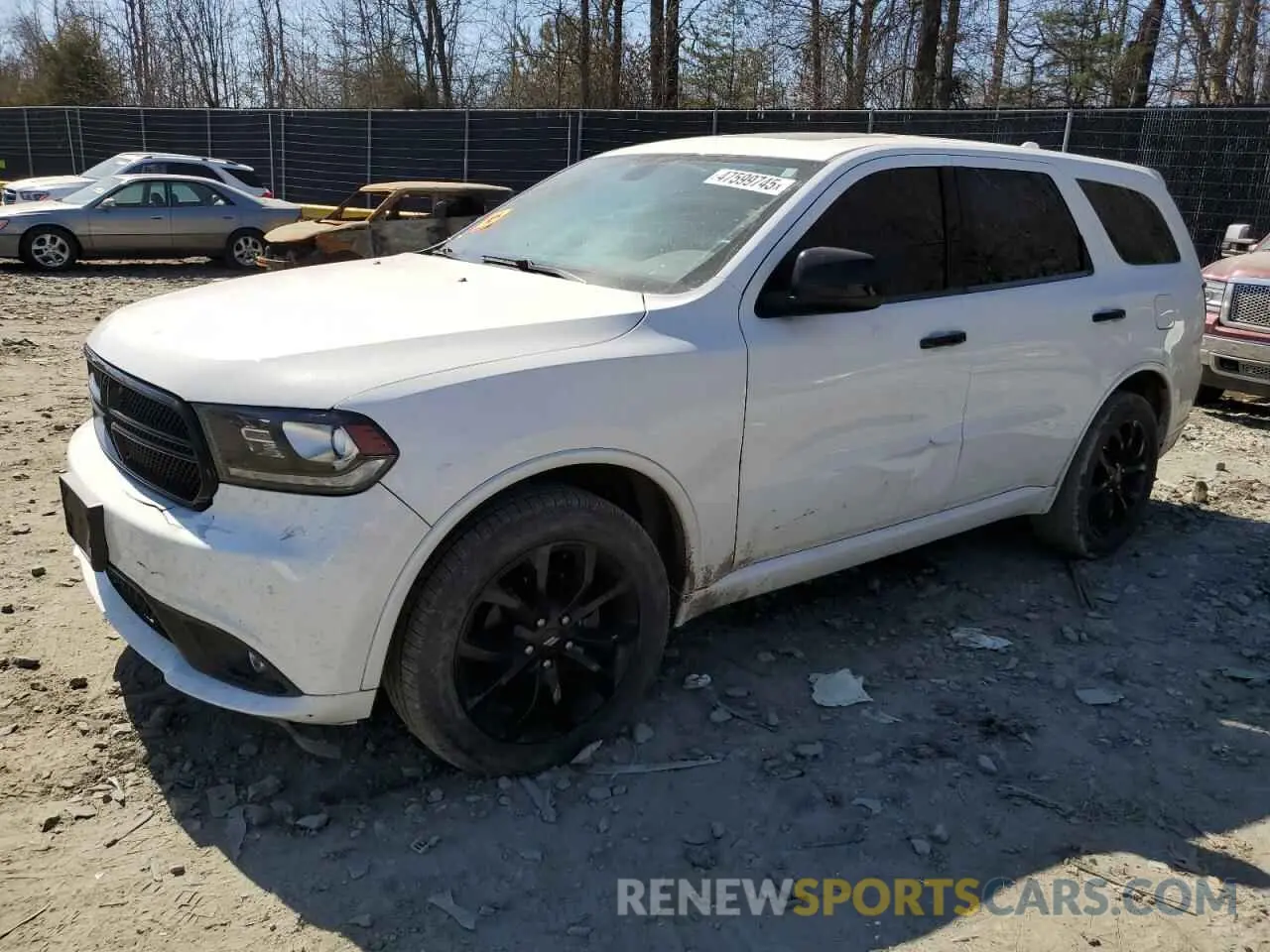 1 Photograph of a damaged car 1C4RDJAG1KC617132 DODGE DURANGO 2019