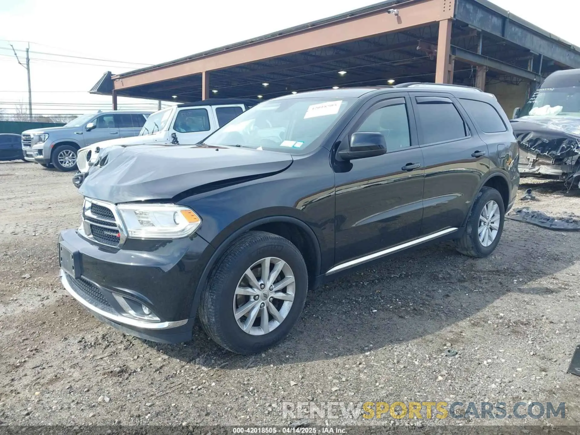 2 Photograph of a damaged car 1C4RDJAG9KC723571 DODGE DURANGO 2019
