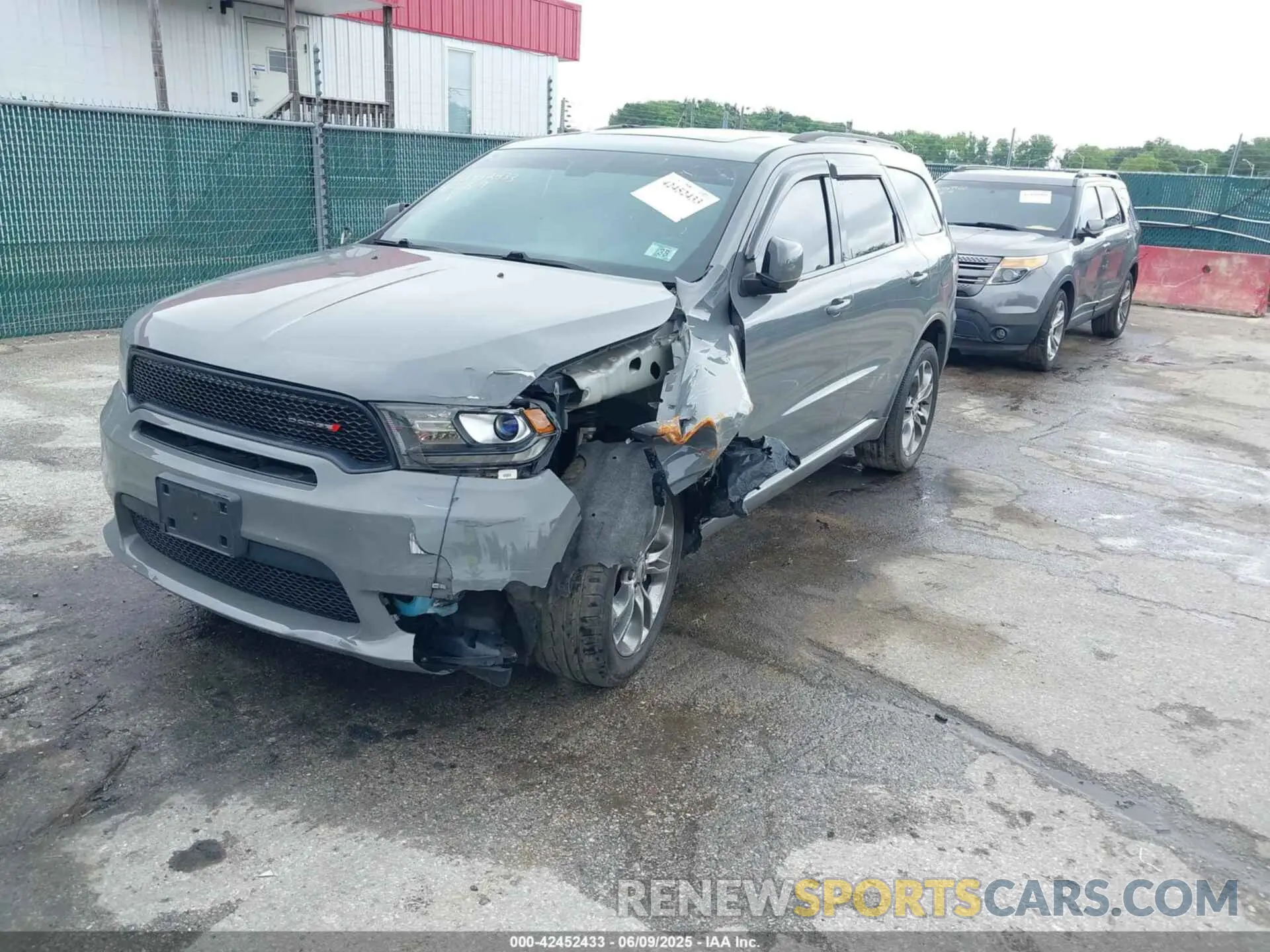 2 Photograph of a damaged car 1C4RDJDG1KC606577 DODGE DURANGO 2019