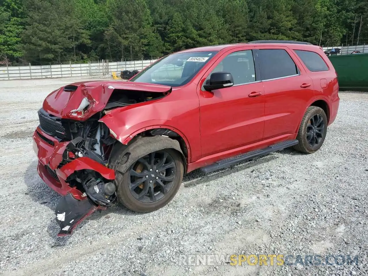 1 Фотография поврежденного автомобиля 1C4RDJDG2KC633772 DODGE DURANGO 2019