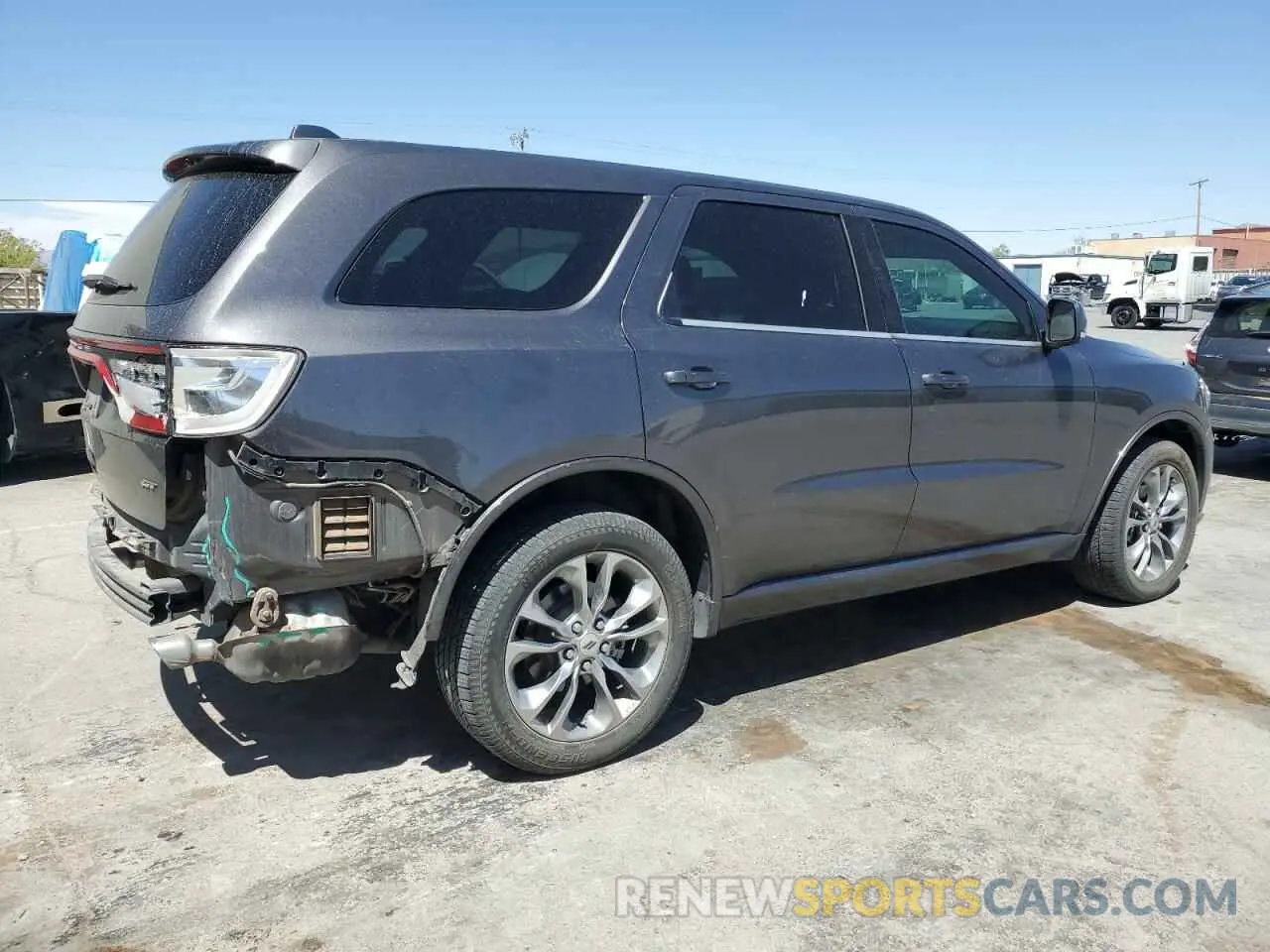 3 Photograph of a damaged car 1C4RDJDG3KC722556 DODGE DURANGO 2019