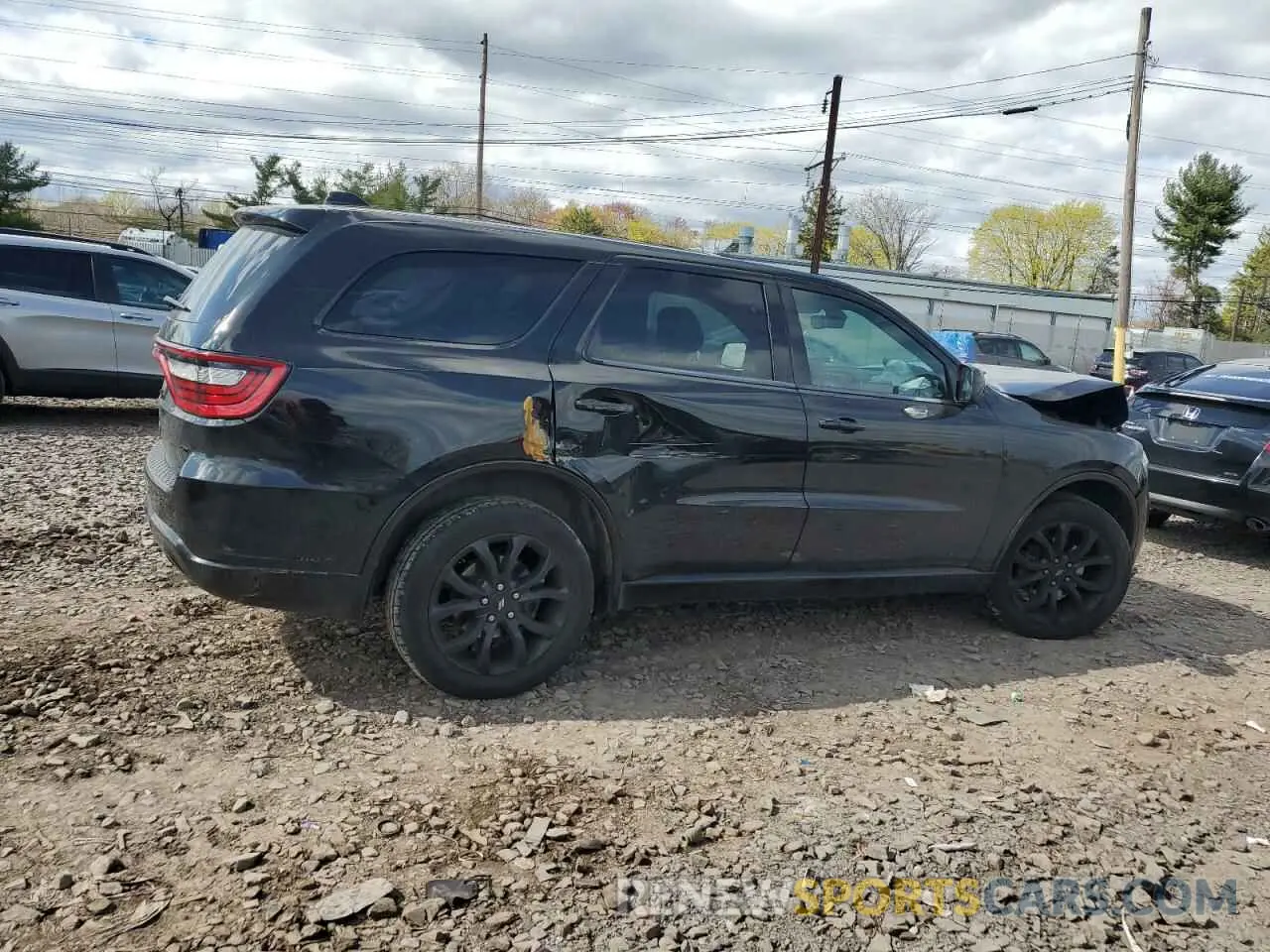 3 Photograph of a damaged car 1C4RDJDG3KC848321 DODGE DURANGO 2019