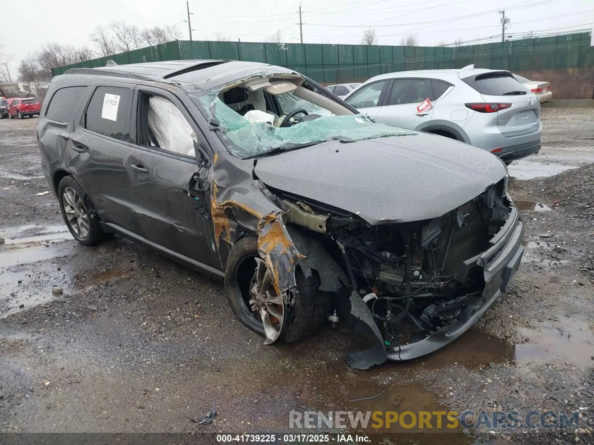 1 Photograph of a damaged car 1C4RDJDG4KC644451 DODGE DURANGO 2019