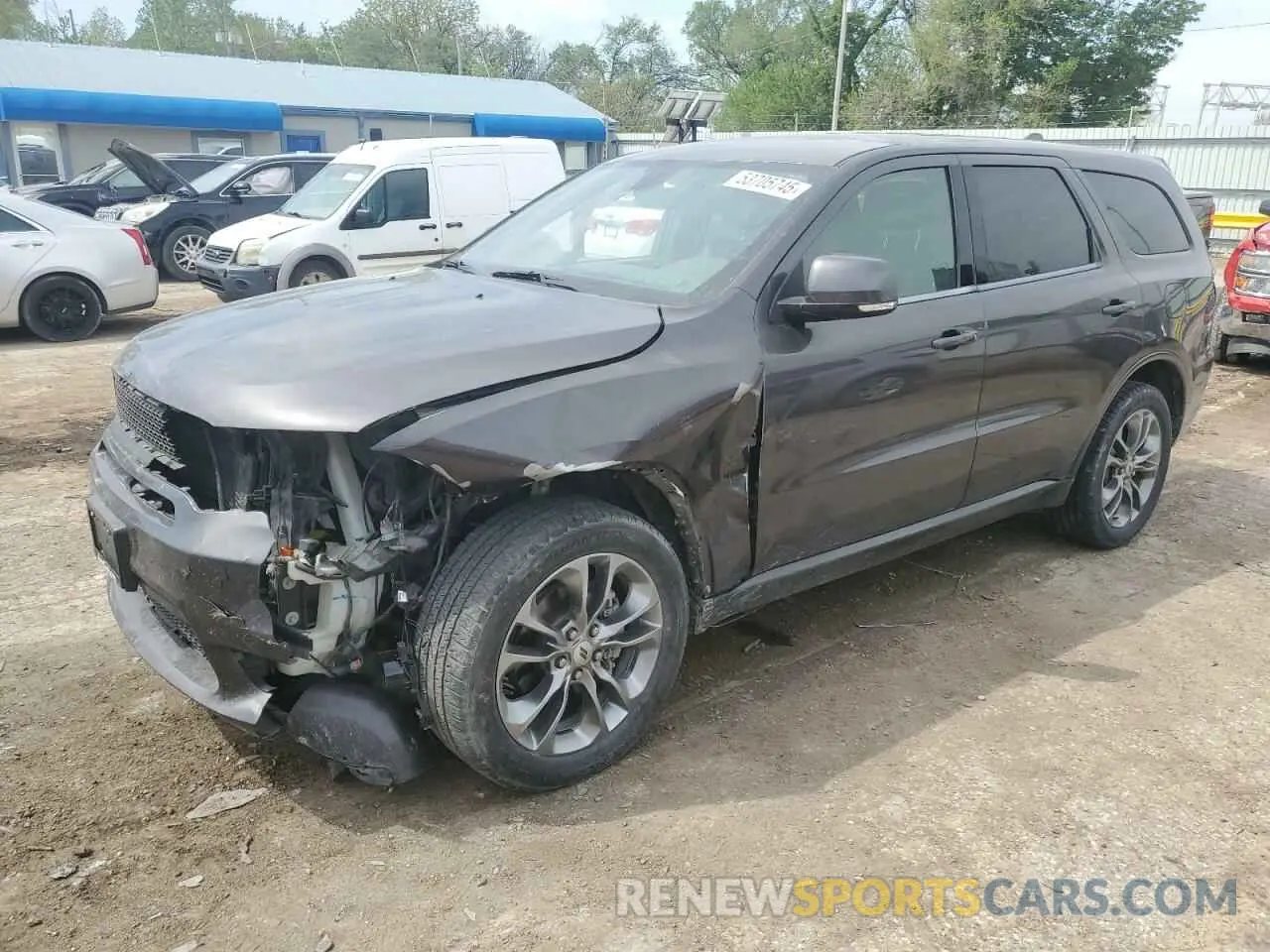 1 Photograph of a damaged car 1C4RDJDG4KC744761 DODGE DURANGO 2019