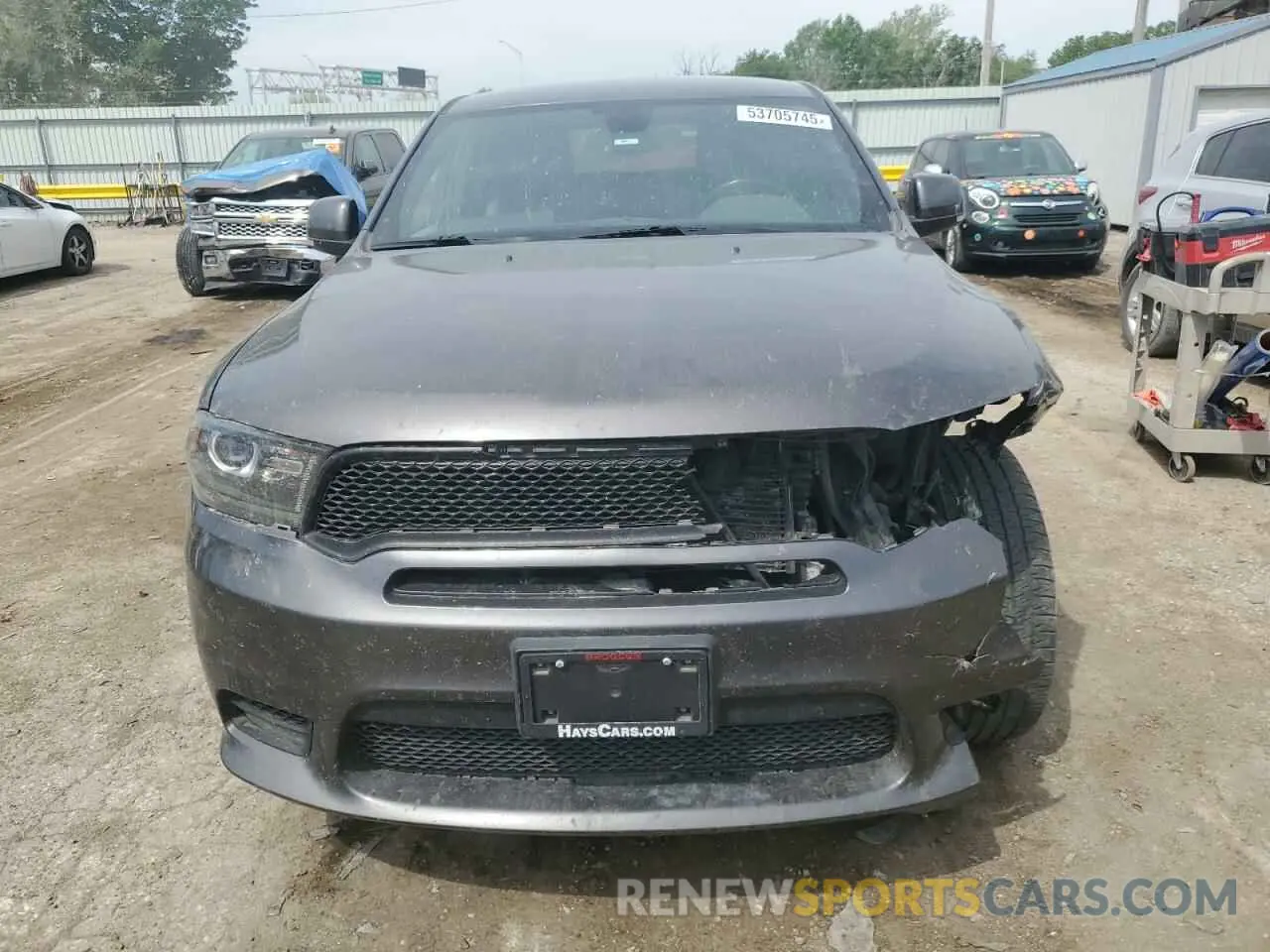 5 Photograph of a damaged car 1C4RDJDG4KC744761 DODGE DURANGO 2019