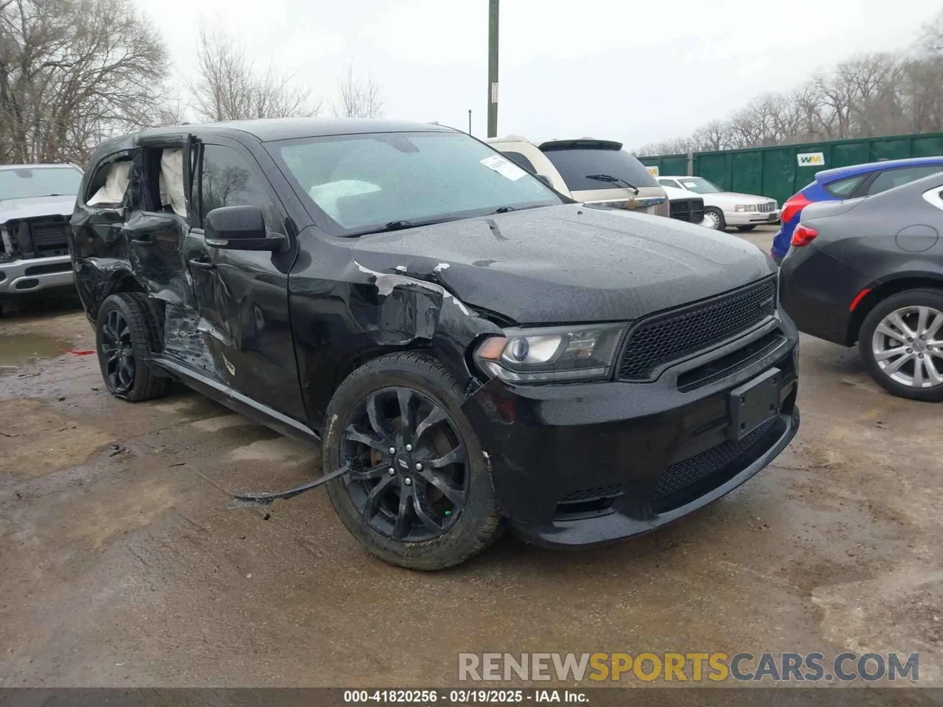 1 Photograph of a damaged car 1C4RDJDG4KC745389 DODGE DURANGO 2019