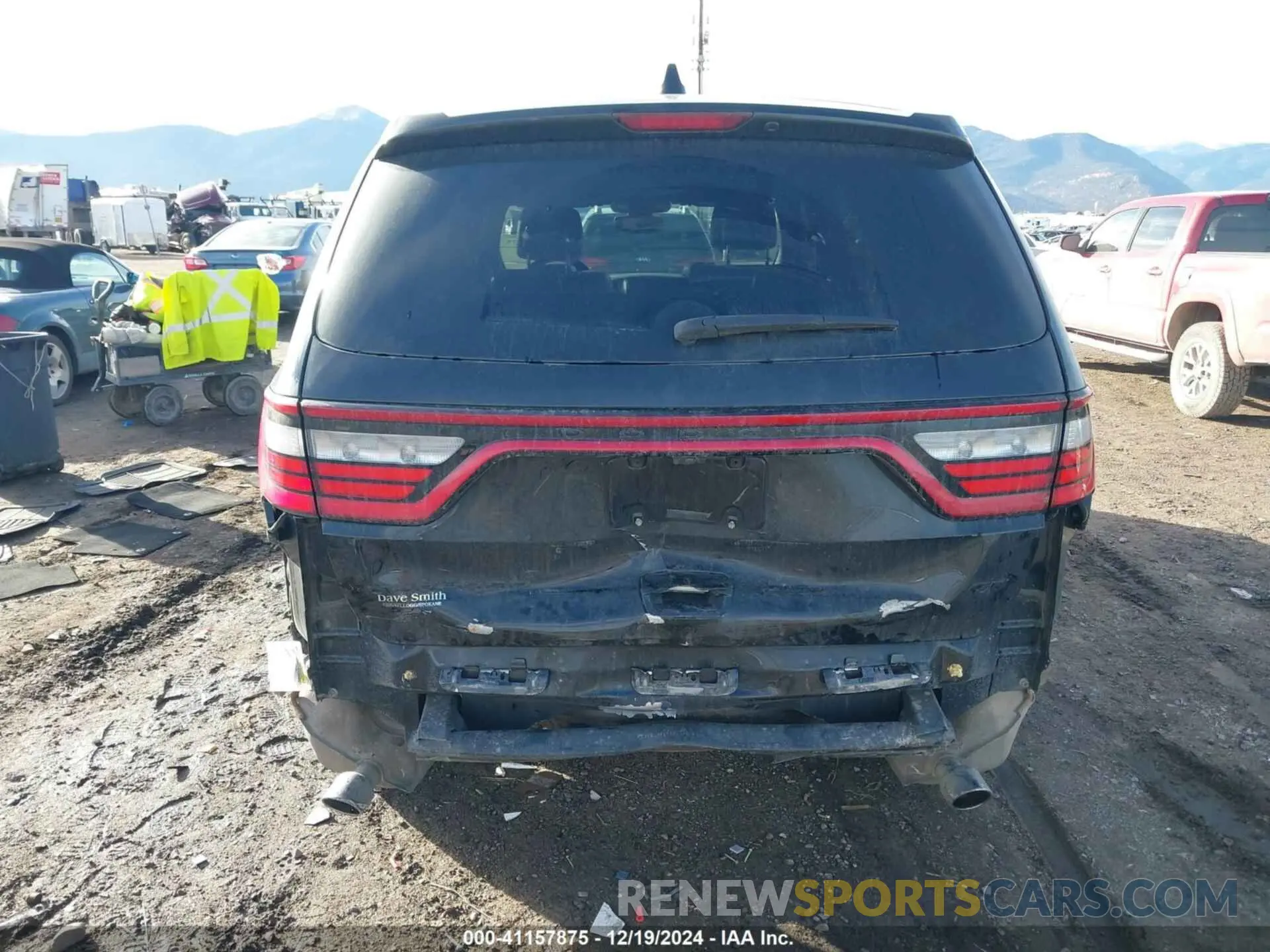 17 Photograph of a damaged car 1C4RDJDG4KC764623 DODGE DURANGO 2019