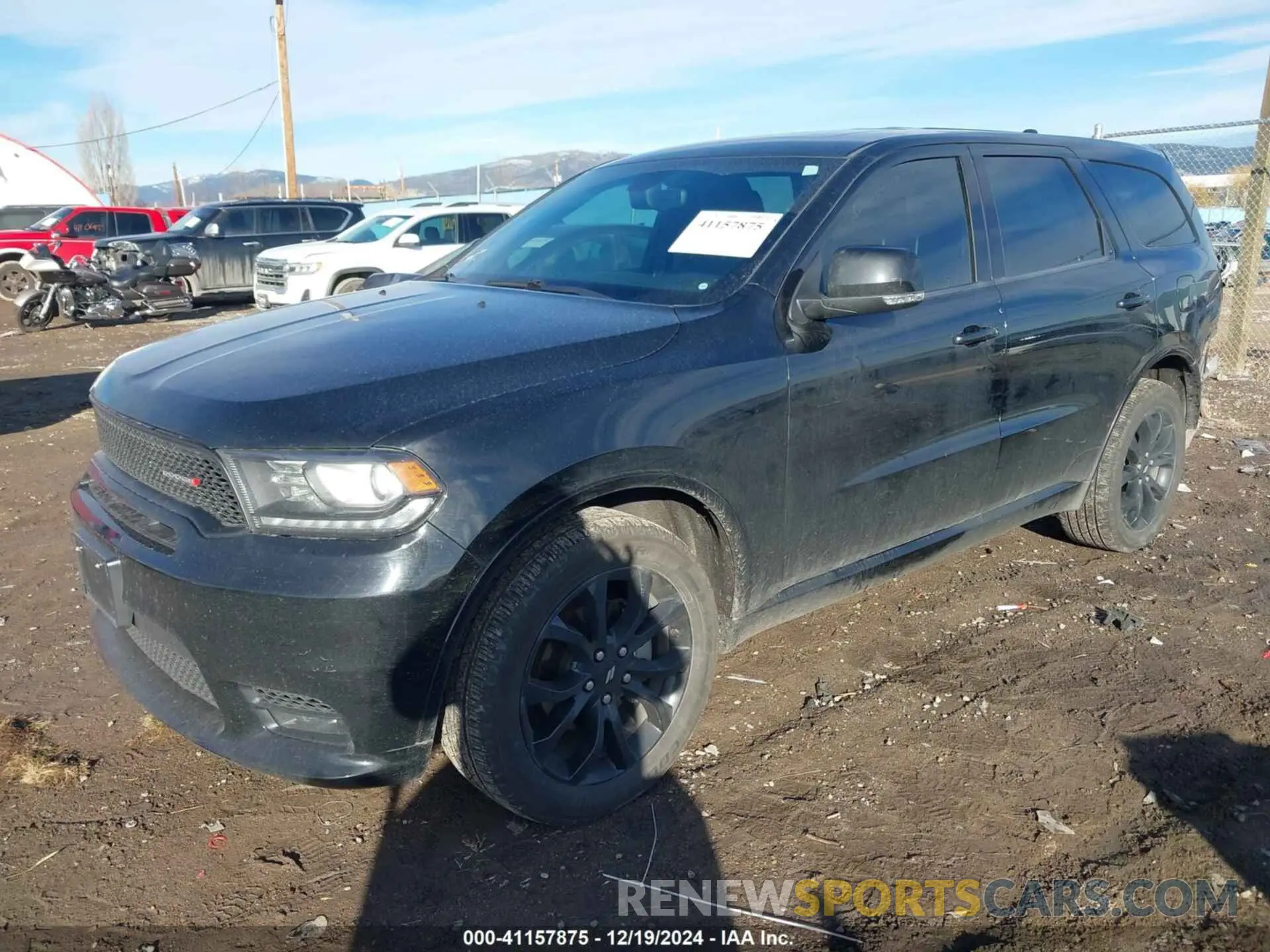 2 Photograph of a damaged car 1C4RDJDG4KC764623 DODGE DURANGO 2019
