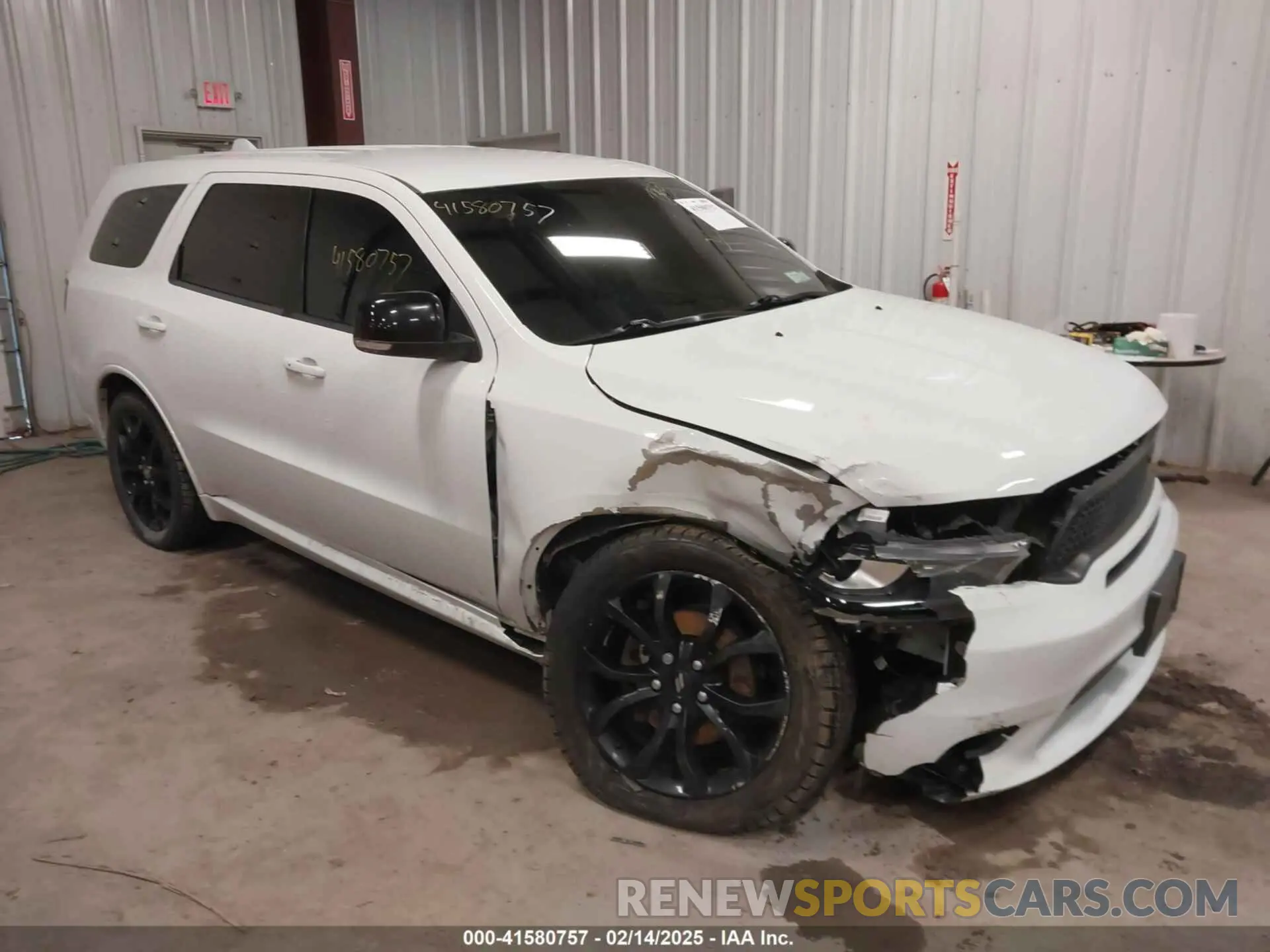 1 Photograph of a damaged car 1C4RDJDG5KC634088 DODGE DURANGO 2019