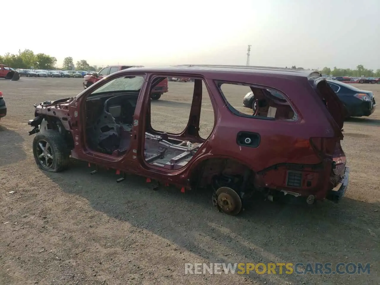 2 Photograph of a damaged car 1C4RDJDG9KC647653 DODGE DURANGO 2019