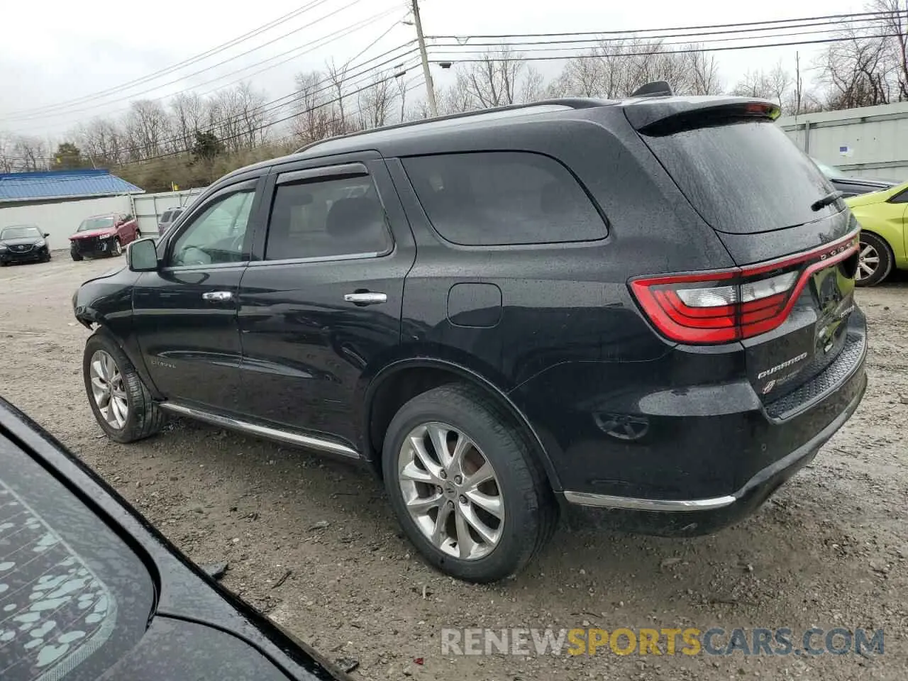 2 Photograph of a damaged car 1C4RDJEG7KC798585 DODGE DURANGO 2019