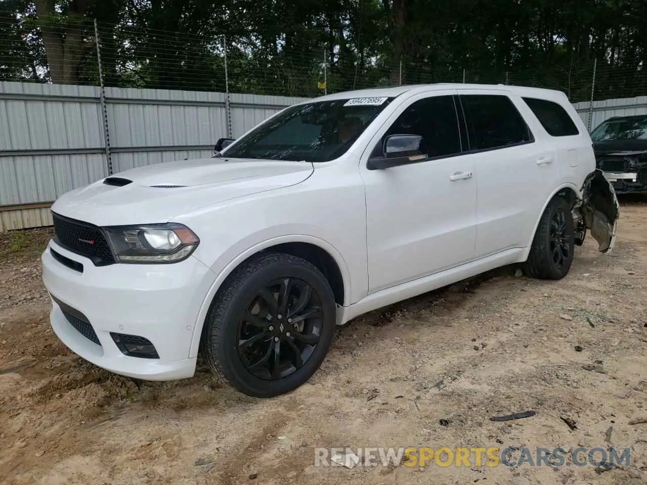 1 Photograph of a damaged car 1C4SDHCTXKC573586 DODGE DURANGO 2019