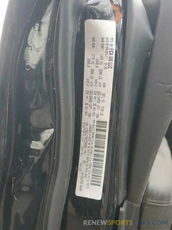 14 Photograph of a damaged car 1C4SDJCT0KC536280 DODGE DURANGO 2019