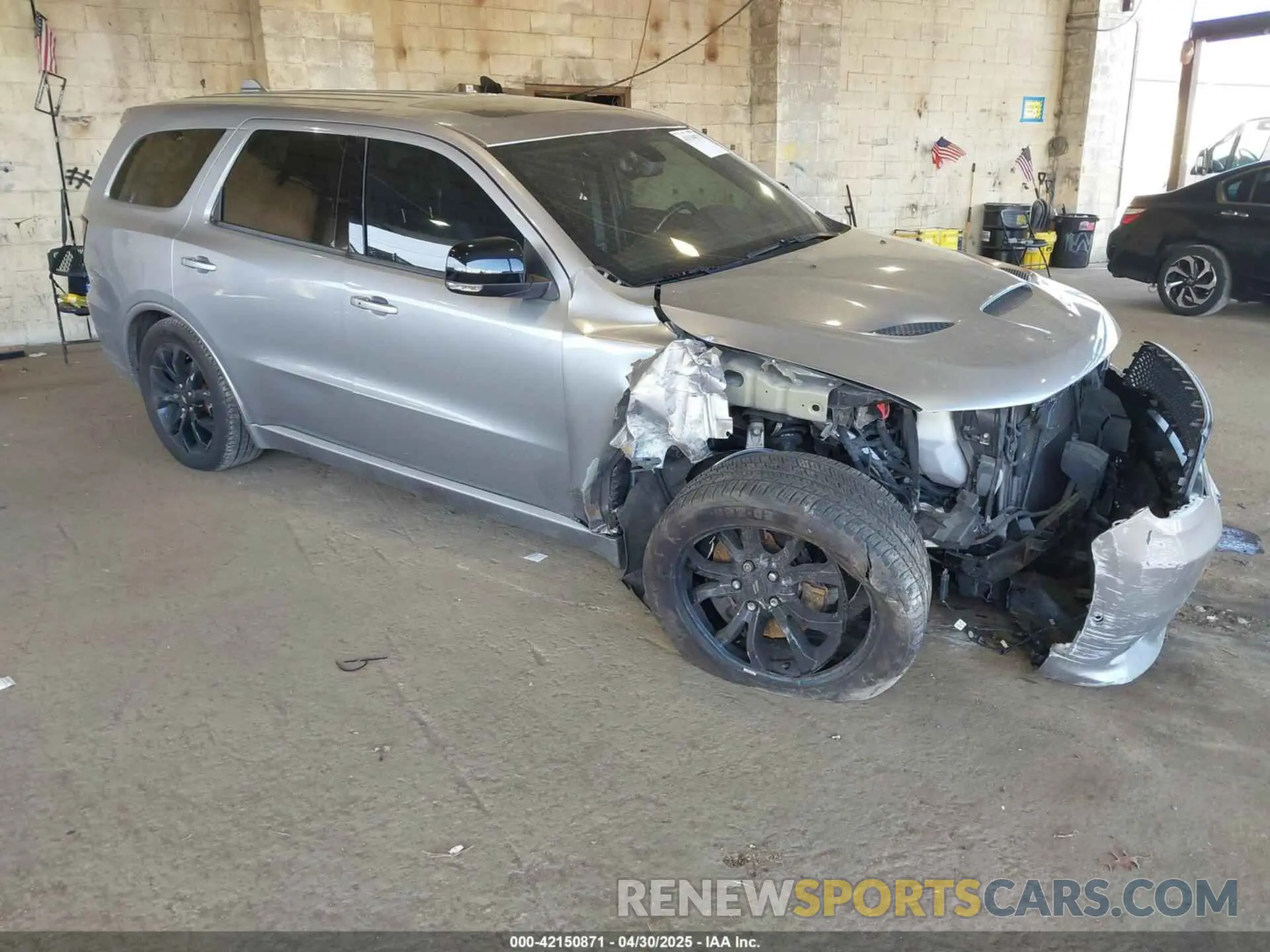 1 Photograph of a damaged car 1C4SDJCT1KC652295 DODGE DURANGO 2019