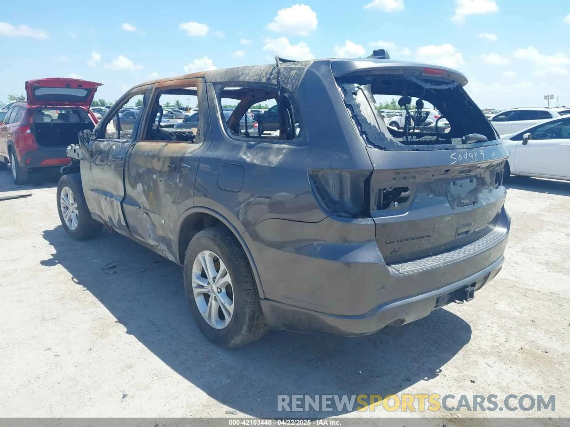 3 Фотография поврежденного автомобиля 1C4SDJCT6KC622855 DODGE DURANGO 2019