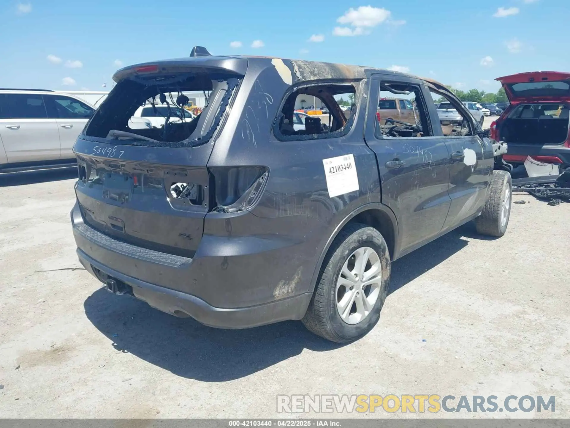 4 Фотография поврежденного автомобиля 1C4SDJCT6KC622855 DODGE DURANGO 2019