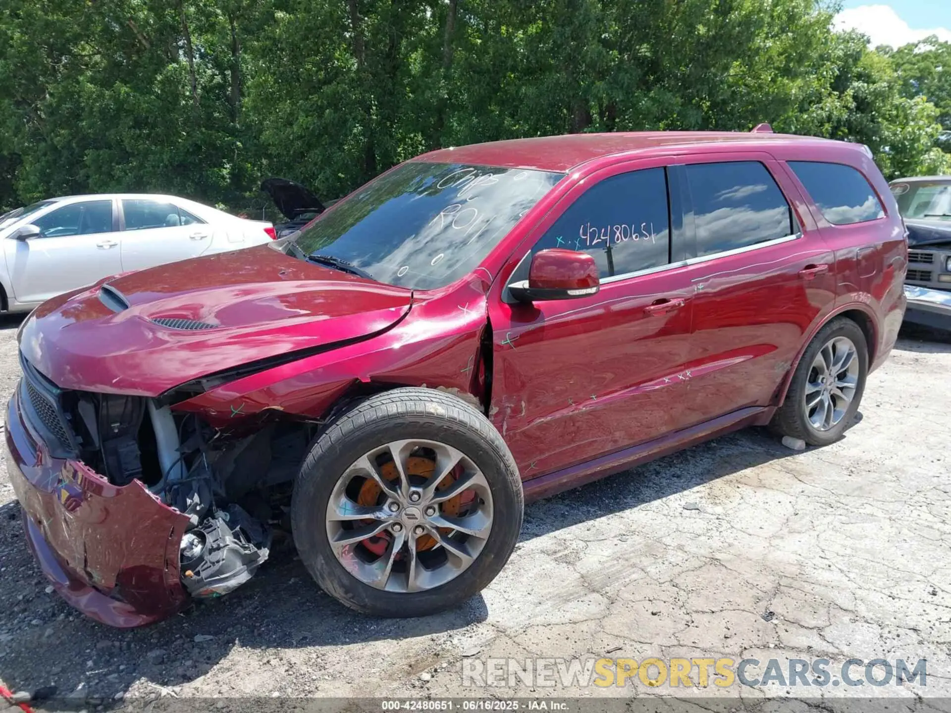 6 Фотография поврежденного автомобиля 1C4SDJCT9KC631548 DODGE DURANGO 2019