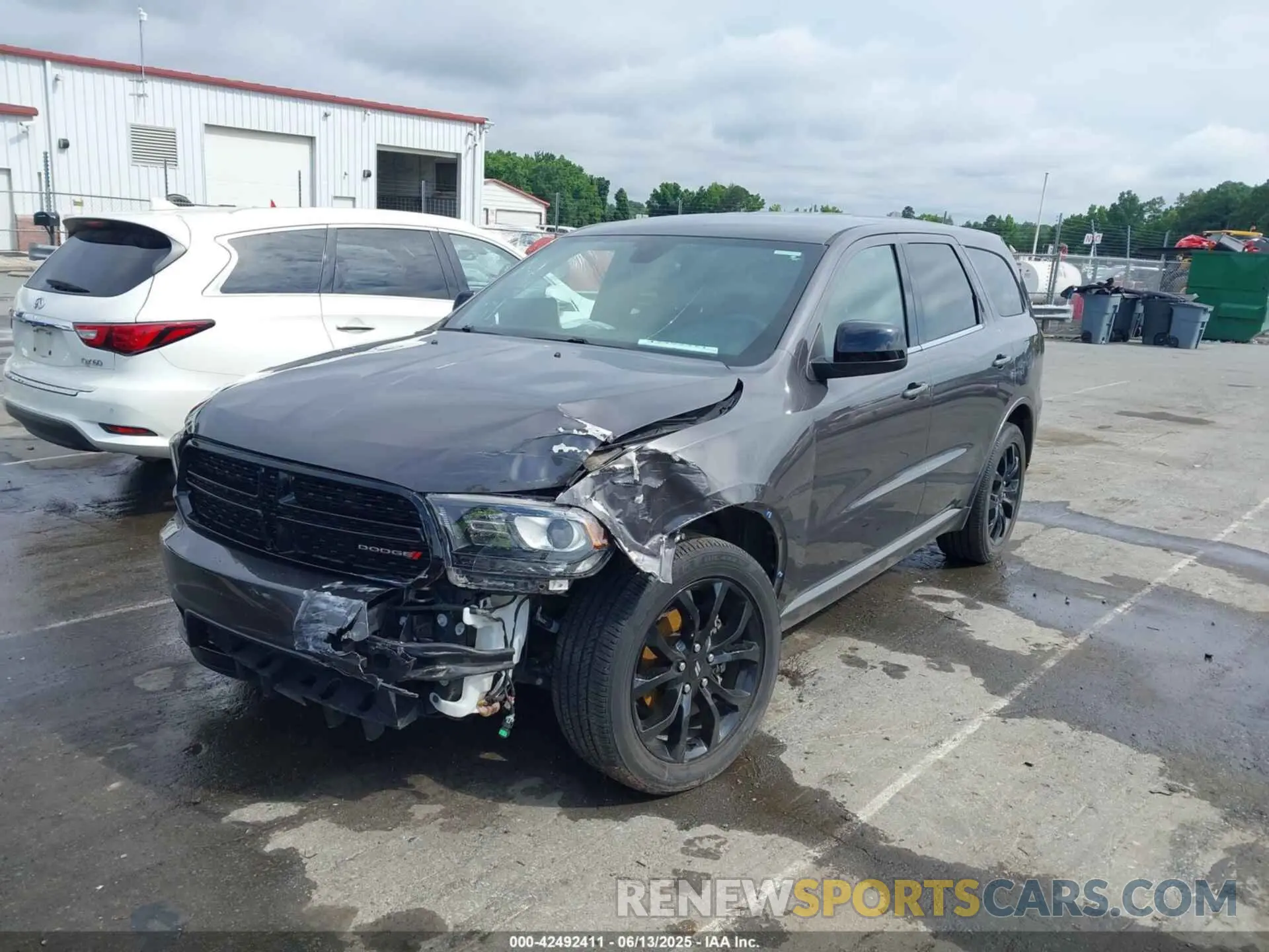 2 Photograph of a damaged car 1C4RDHAG0LC129932 DODGE DURANGO 2020