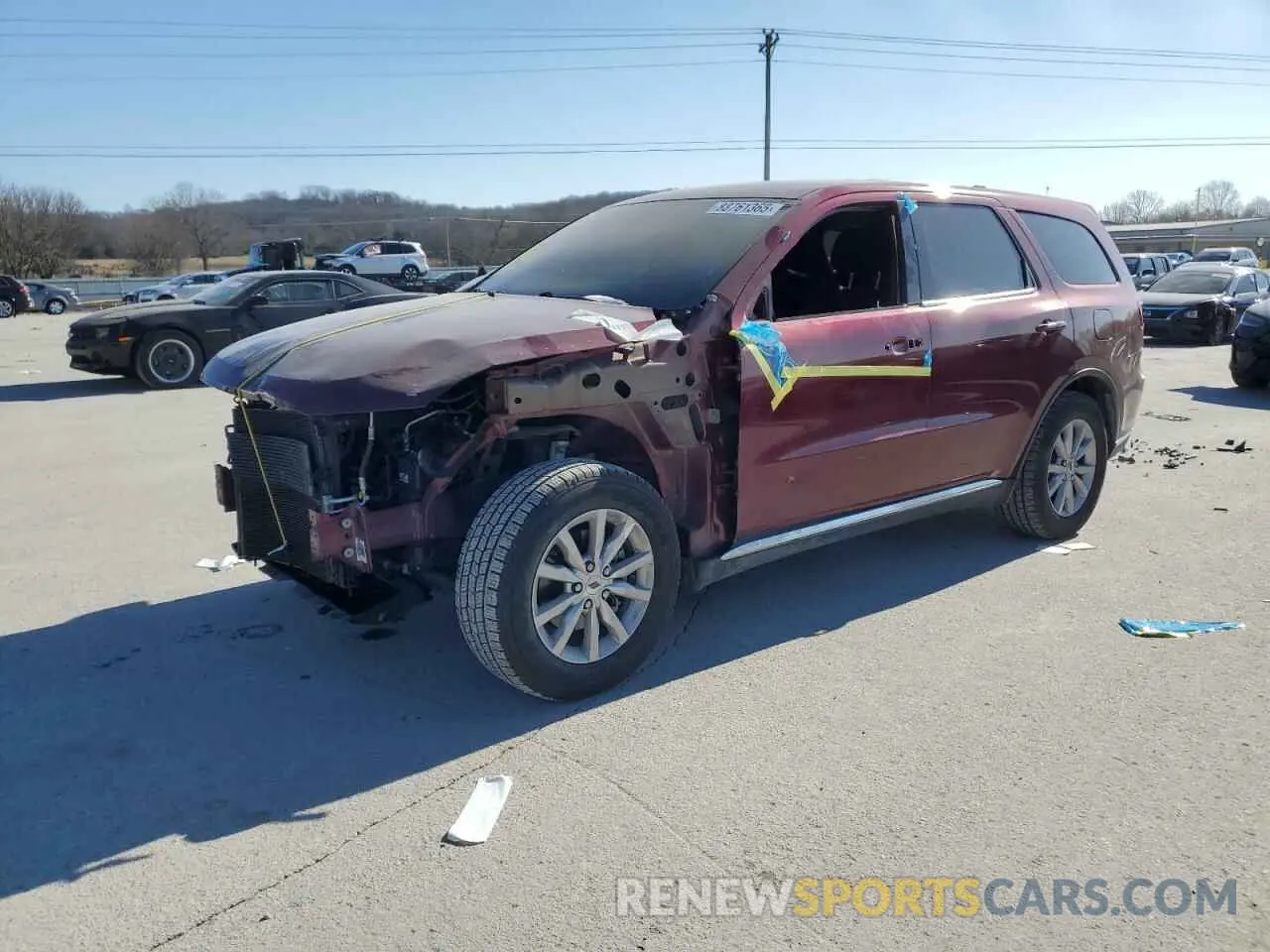 1 Фотография поврежденного автомобиля 1C4RDHAG5LC393745 DODGE DURANGO 2020