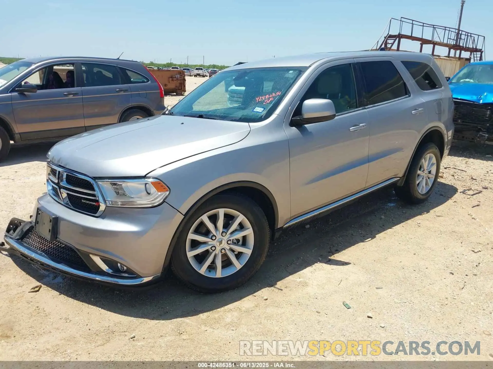 2 Photograph of a damaged car 1C4RDHAG8LC307571 DODGE DURANGO 2020