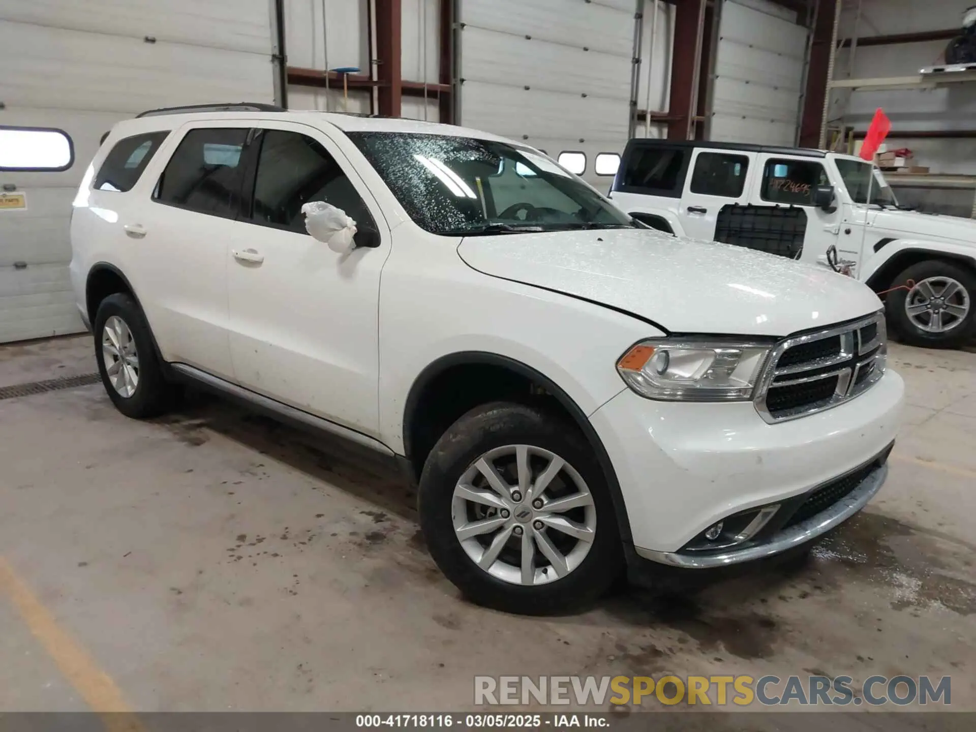 1 Photograph of a damaged car 1C4RDJAG3LC220894 DODGE DURANGO 2020