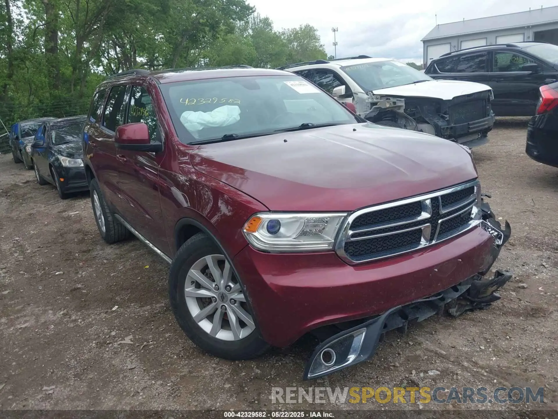 1 Фотография поврежденного автомобиля 1C4RDJAG3LC309994 DODGE DURANGO 2020