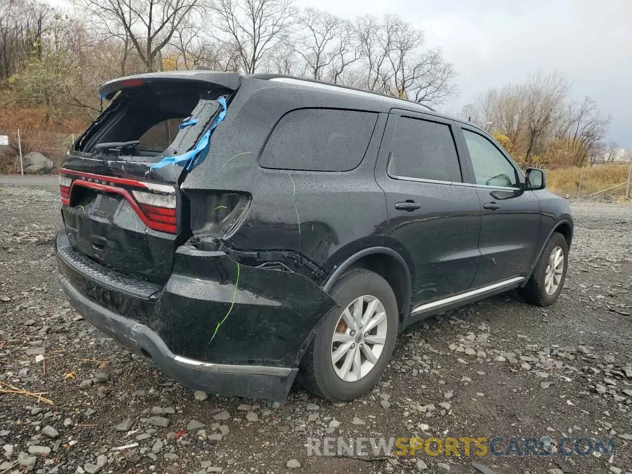3 Photograph of a damaged car 1C4RDJAG5LC223912 DODGE DURANGO 2020