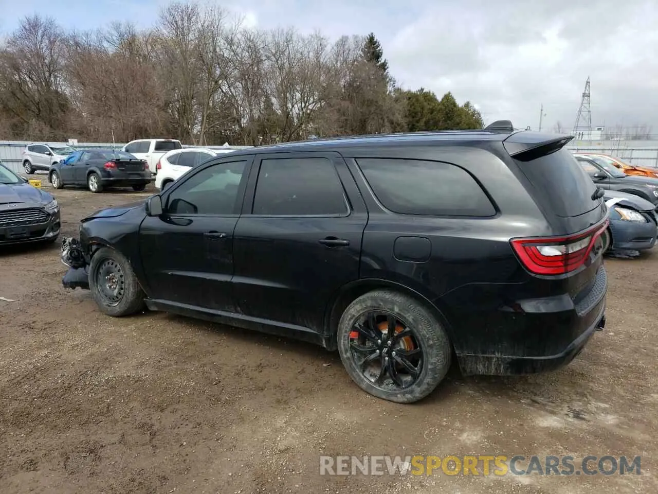 2 Photograph of a damaged car 1C4RDJAG6LC413296 DODGE DURANGO 2020