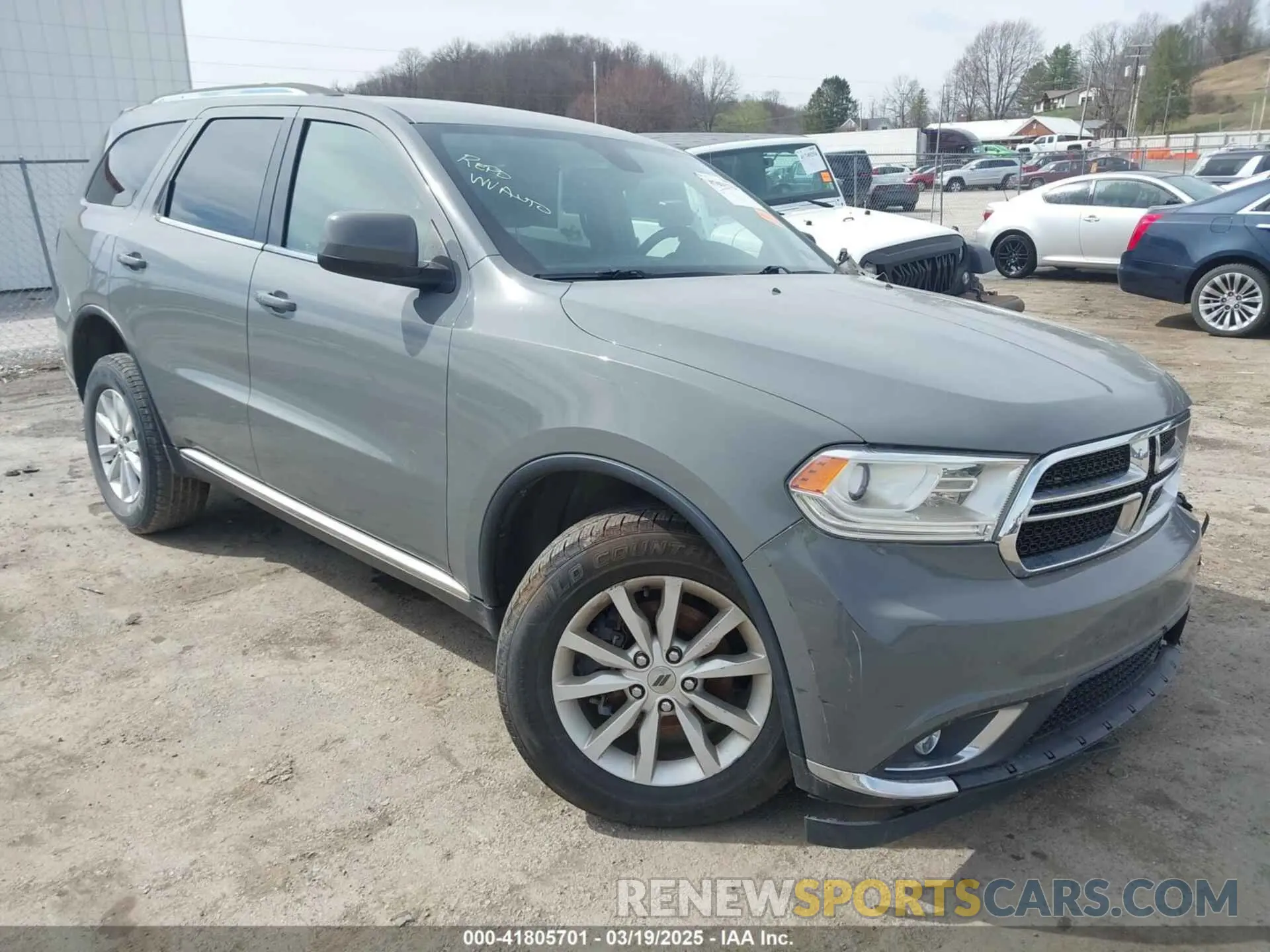 1 Фотография поврежденного автомобиля 1C4RDJAG9LC227980 DODGE DURANGO 2020
