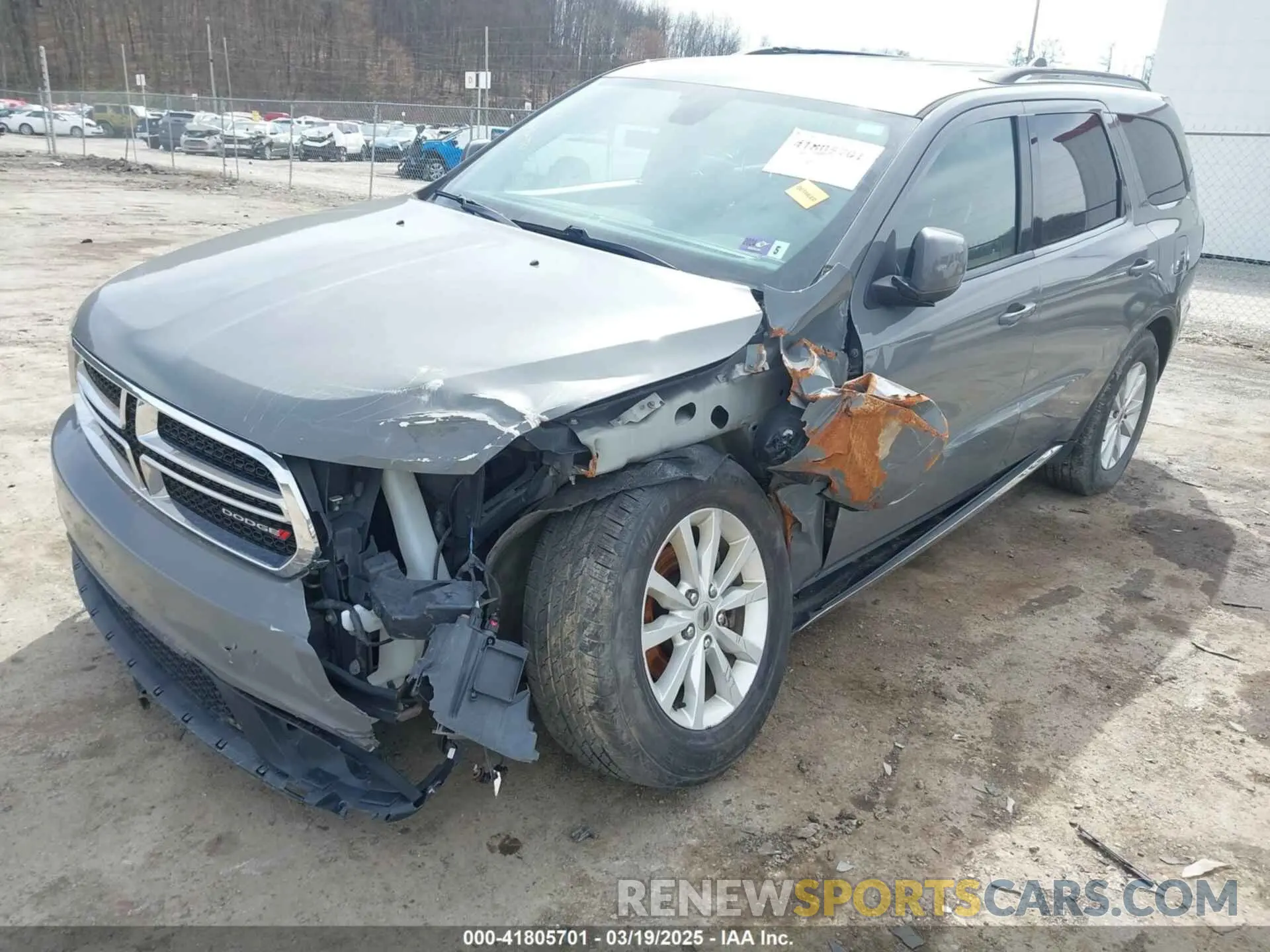 2 Фотография поврежденного автомобиля 1C4RDJAG9LC227980 DODGE DURANGO 2020