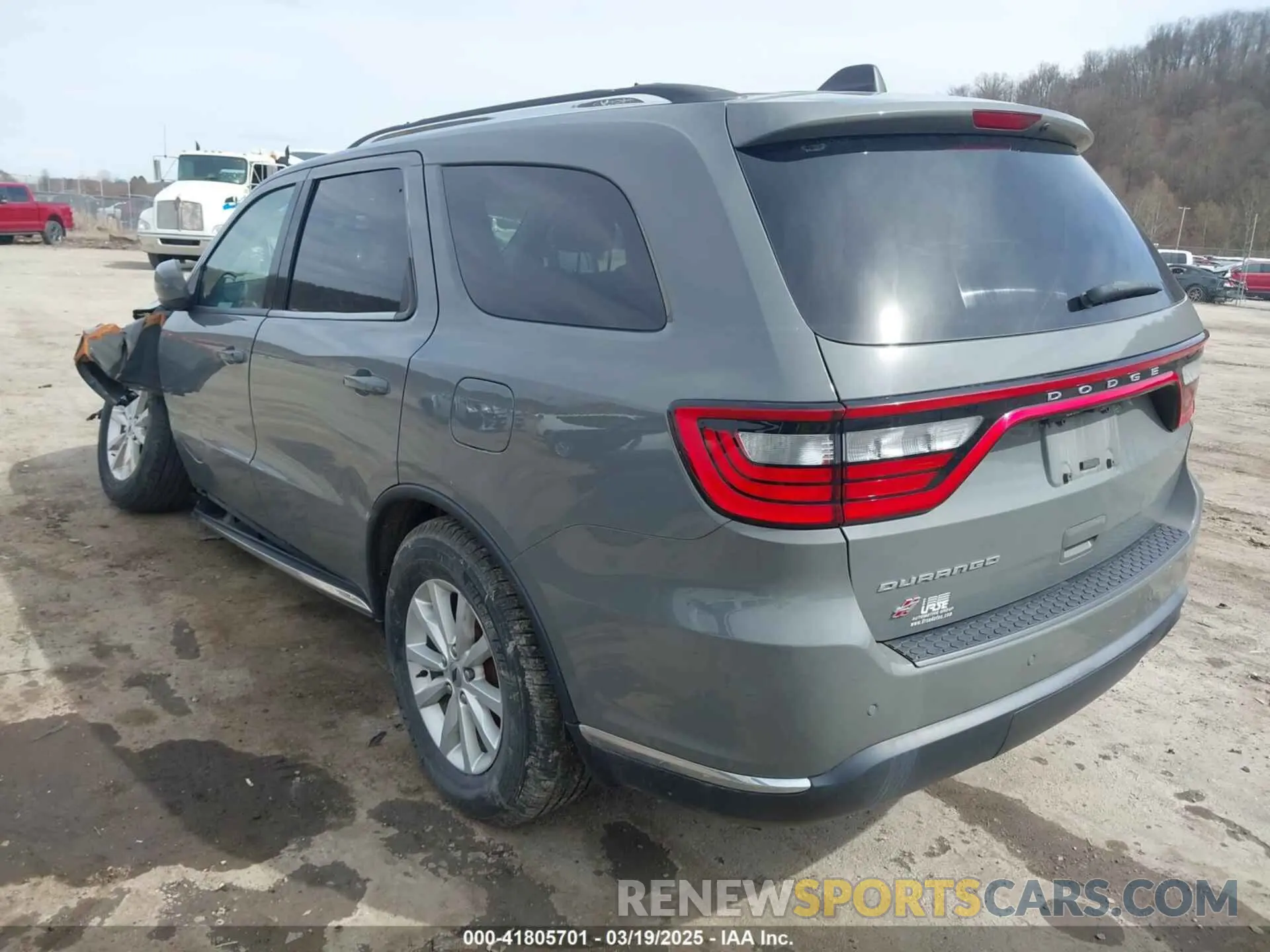 3 Фотография поврежденного автомобиля 1C4RDJAG9LC227980 DODGE DURANGO 2020