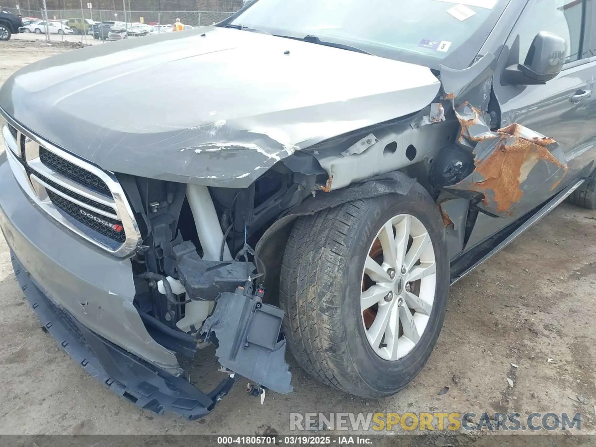 6 Фотография поврежденного автомобиля 1C4RDJAG9LC227980 DODGE DURANGO 2020