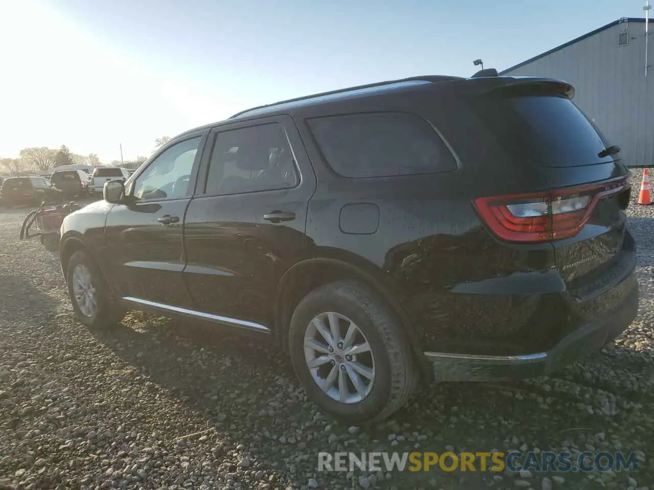 2 Фотография поврежденного автомобиля 1C4RDJAG9LC261269 DODGE DURANGO 2020
