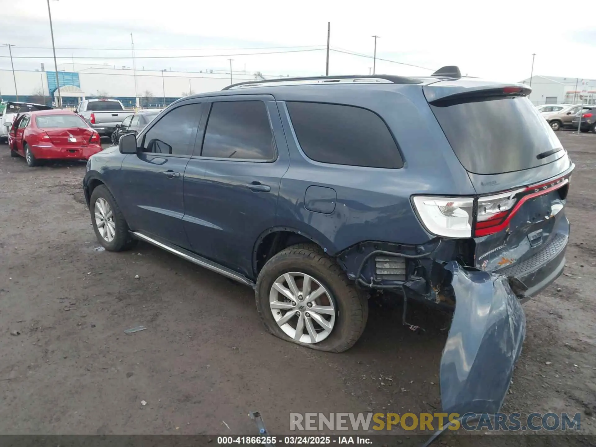 3 Photograph of a damaged car 1C4RDJAG9LC353174 DODGE DURANGO 2020