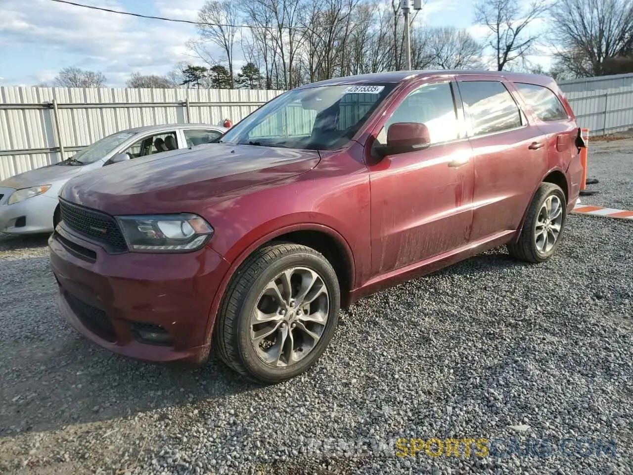1 Фотография поврежденного автомобиля 1C4RDJDG1LC261827 DODGE DURANGO 2020