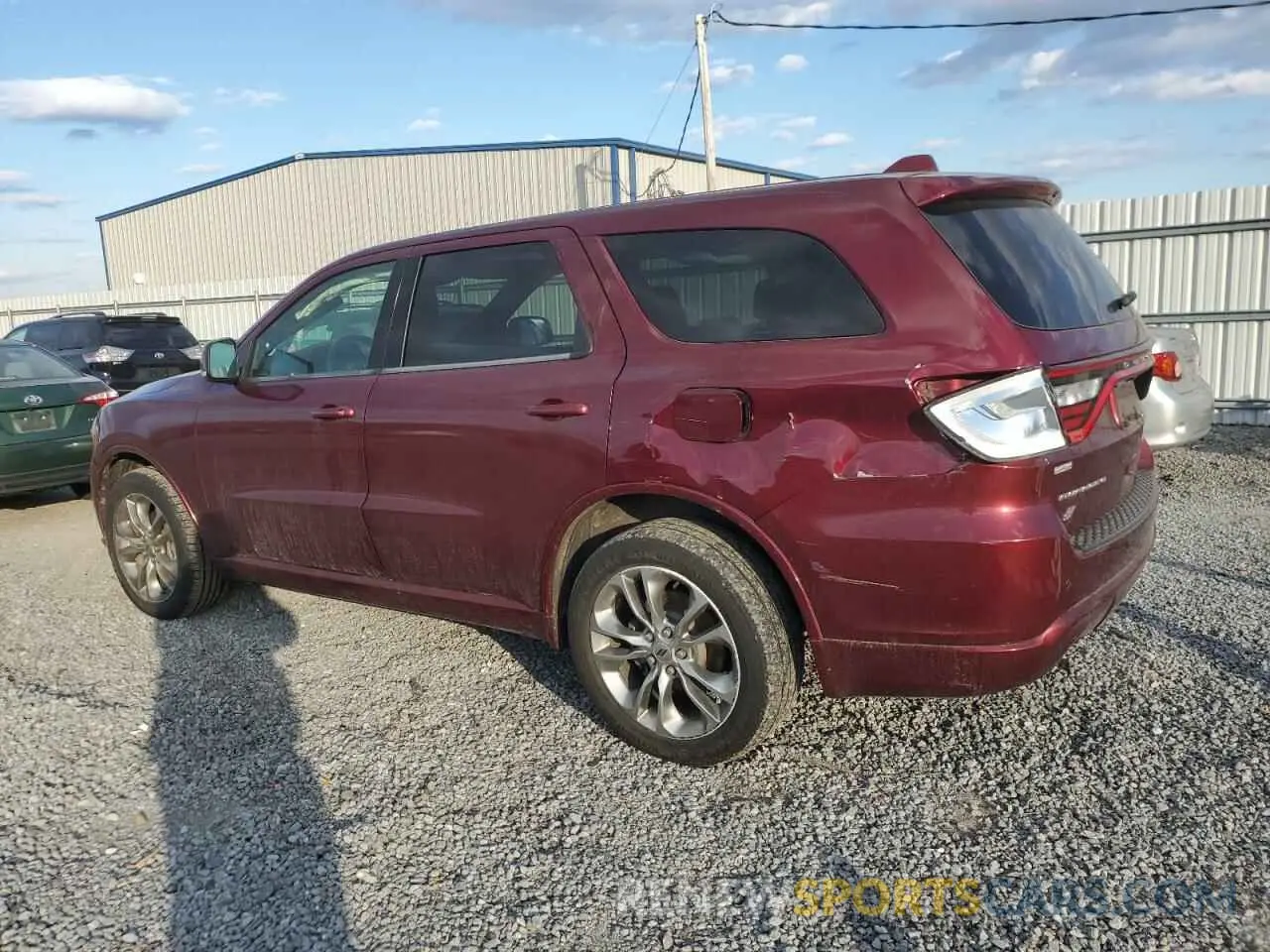 2 Фотография поврежденного автомобиля 1C4RDJDG1LC261827 DODGE DURANGO 2020