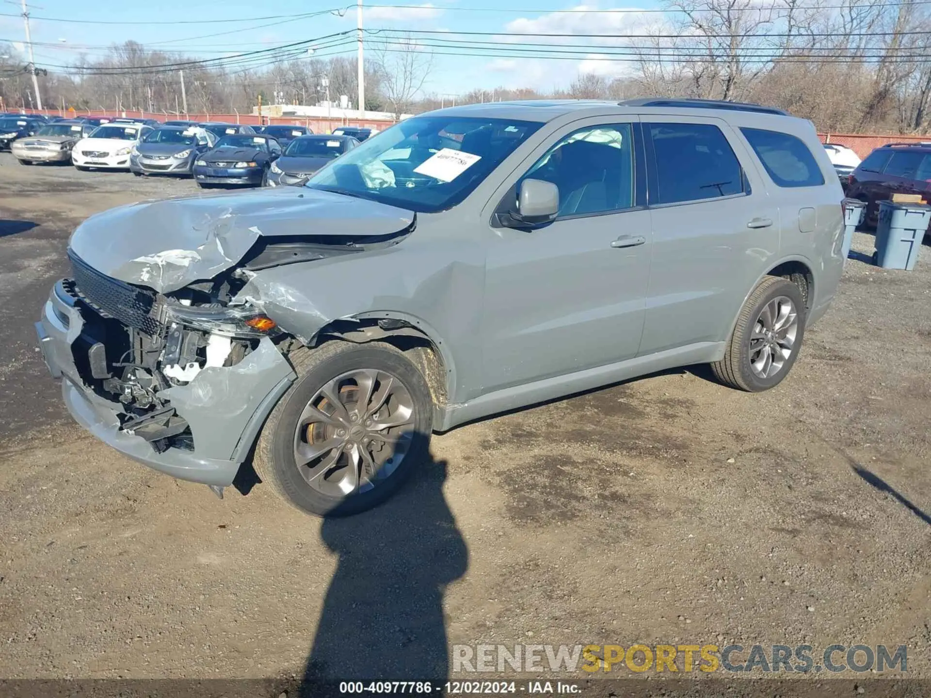 2 Photograph of a damaged car 1C4RDJDG1LC412584 DODGE DURANGO 2020