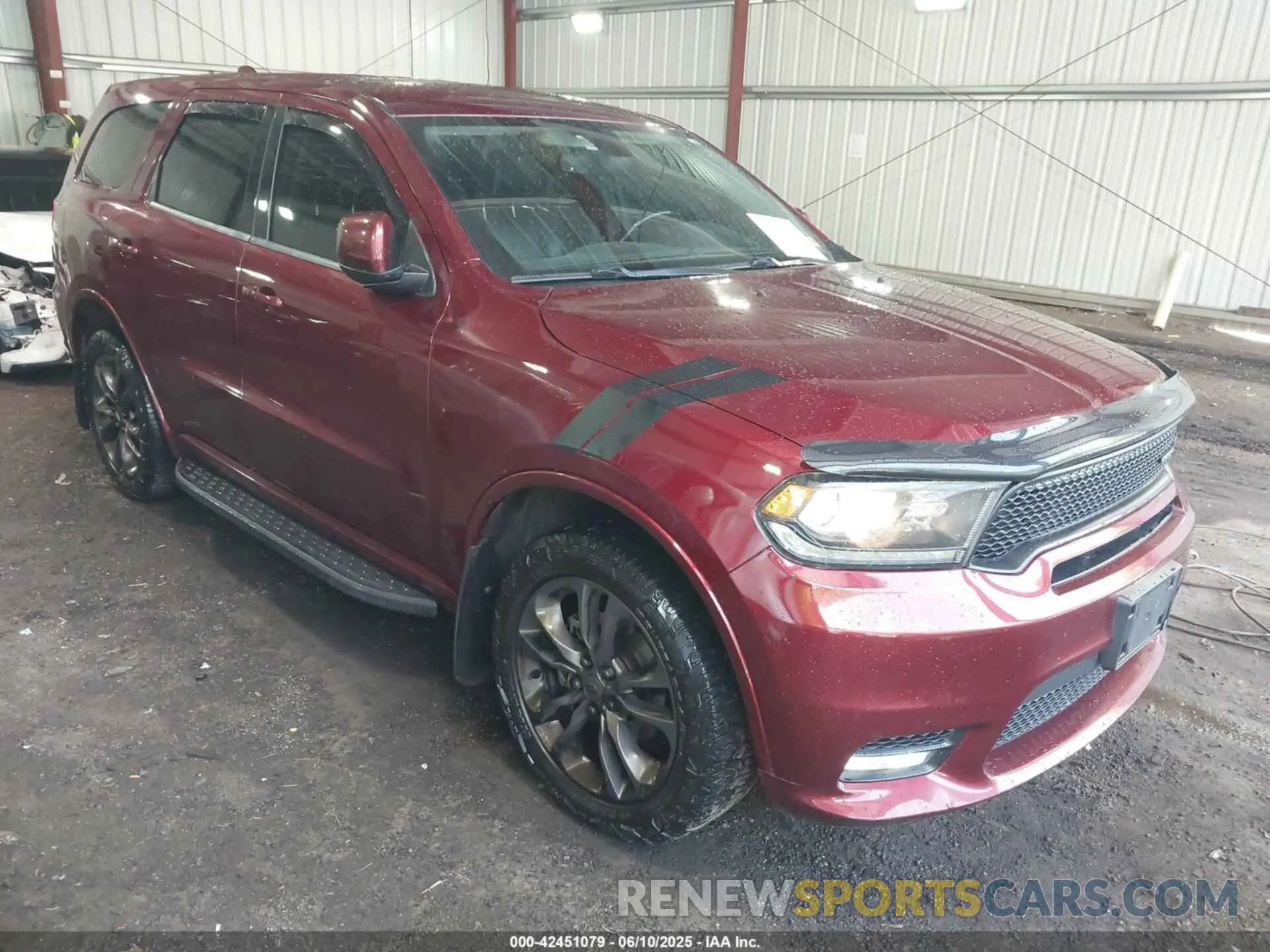 1 Photograph of a damaged car 1C4RDJDG2LC224012 DODGE DURANGO 2020
