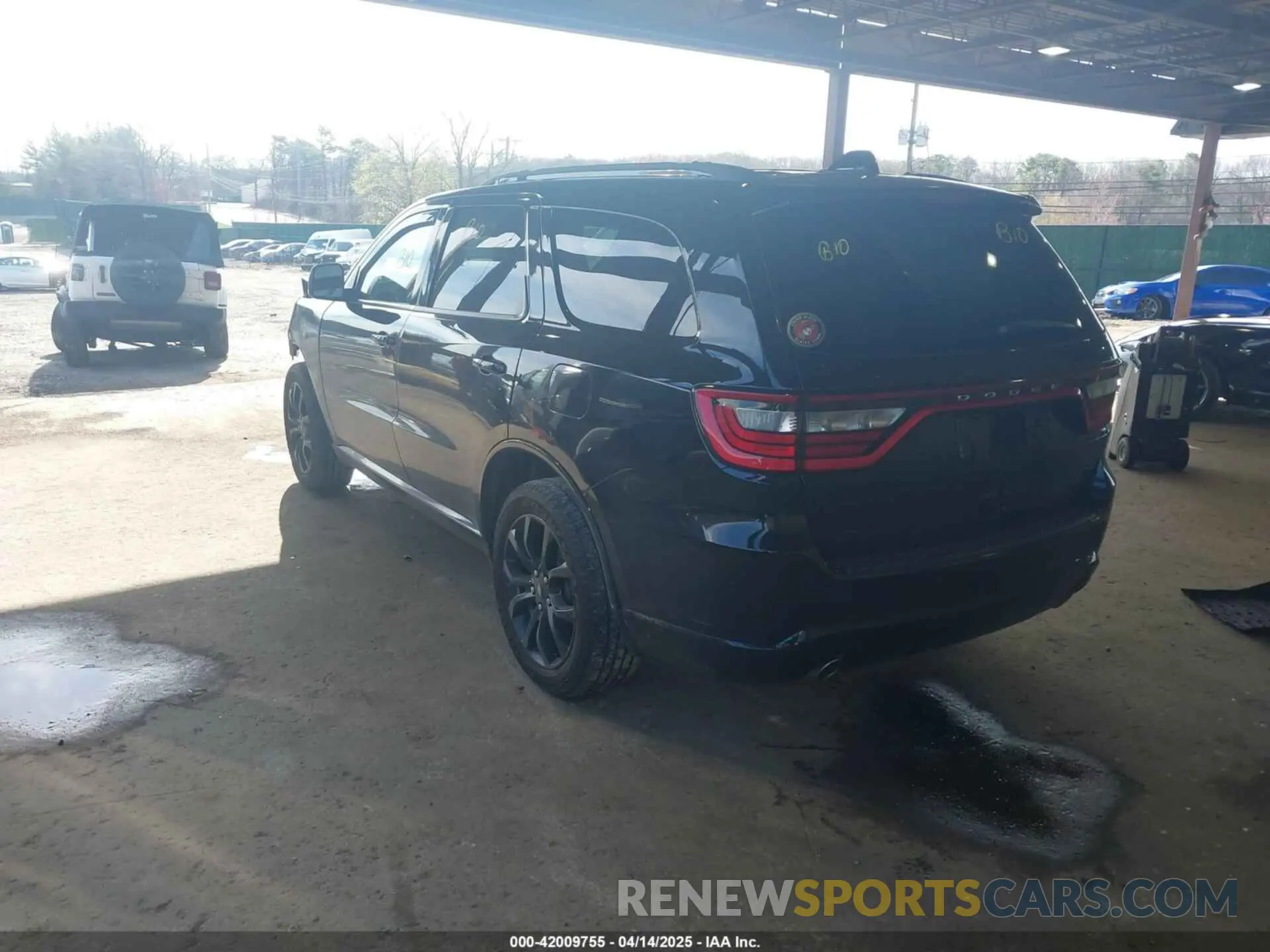3 Photograph of a damaged car 1C4RDJDG4LC302306 DODGE DURANGO 2020