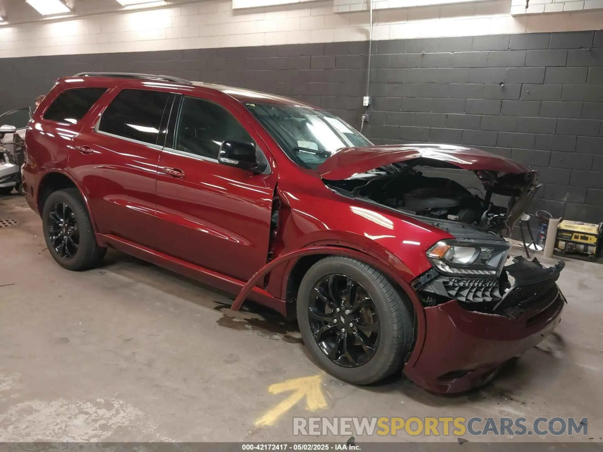 1 Photograph of a damaged car 1C4RDJDG5LC193161 DODGE DURANGO 2020