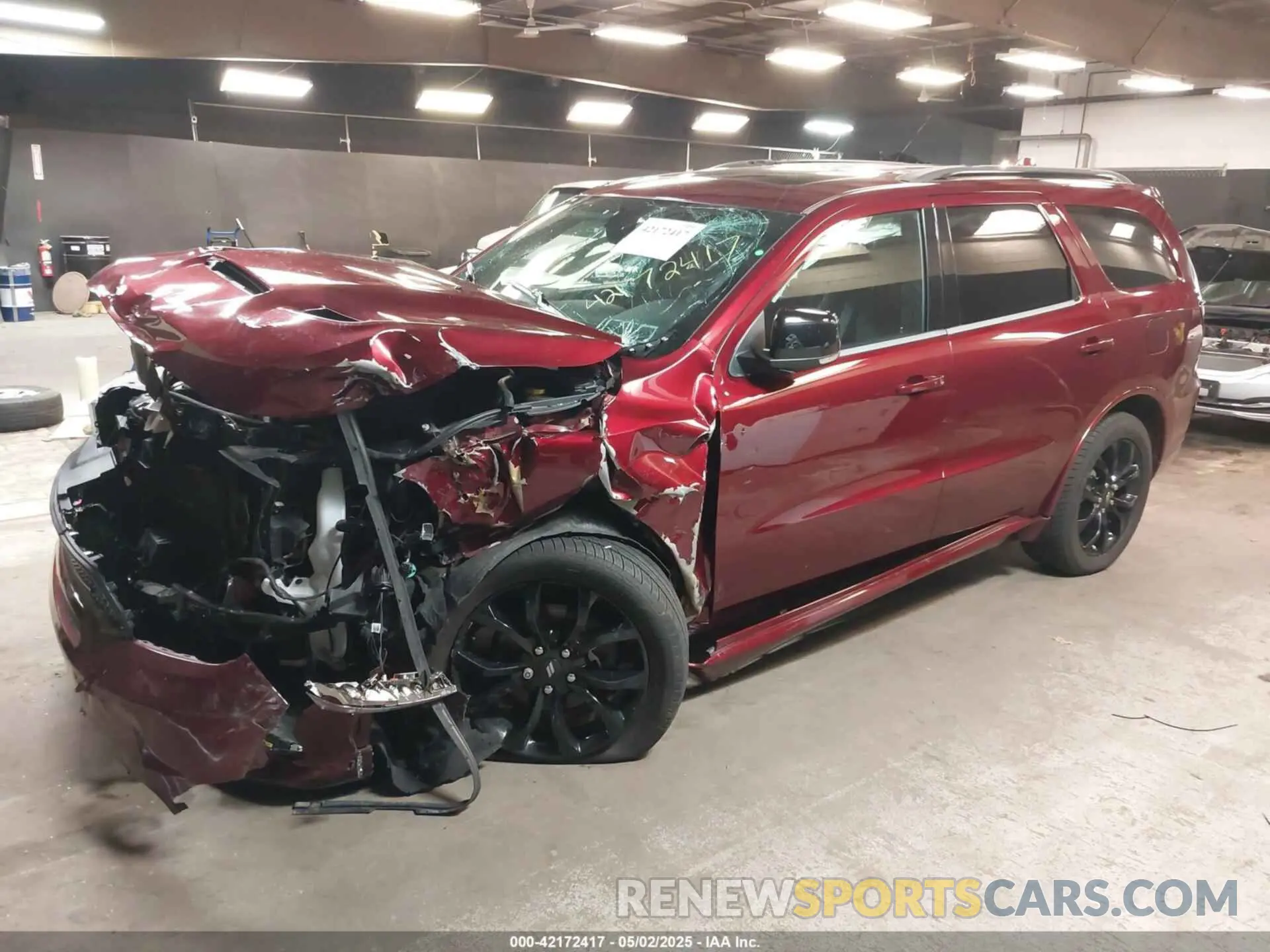 2 Photograph of a damaged car 1C4RDJDG5LC193161 DODGE DURANGO 2020