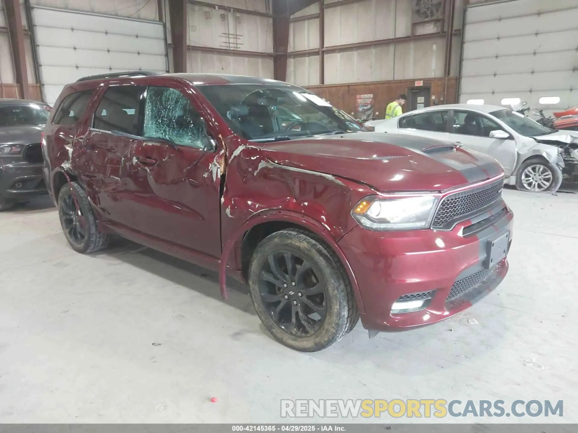 1 Фотография поврежденного автомобиля 1C4RDJDG5LC338635 DODGE DURANGO 2020