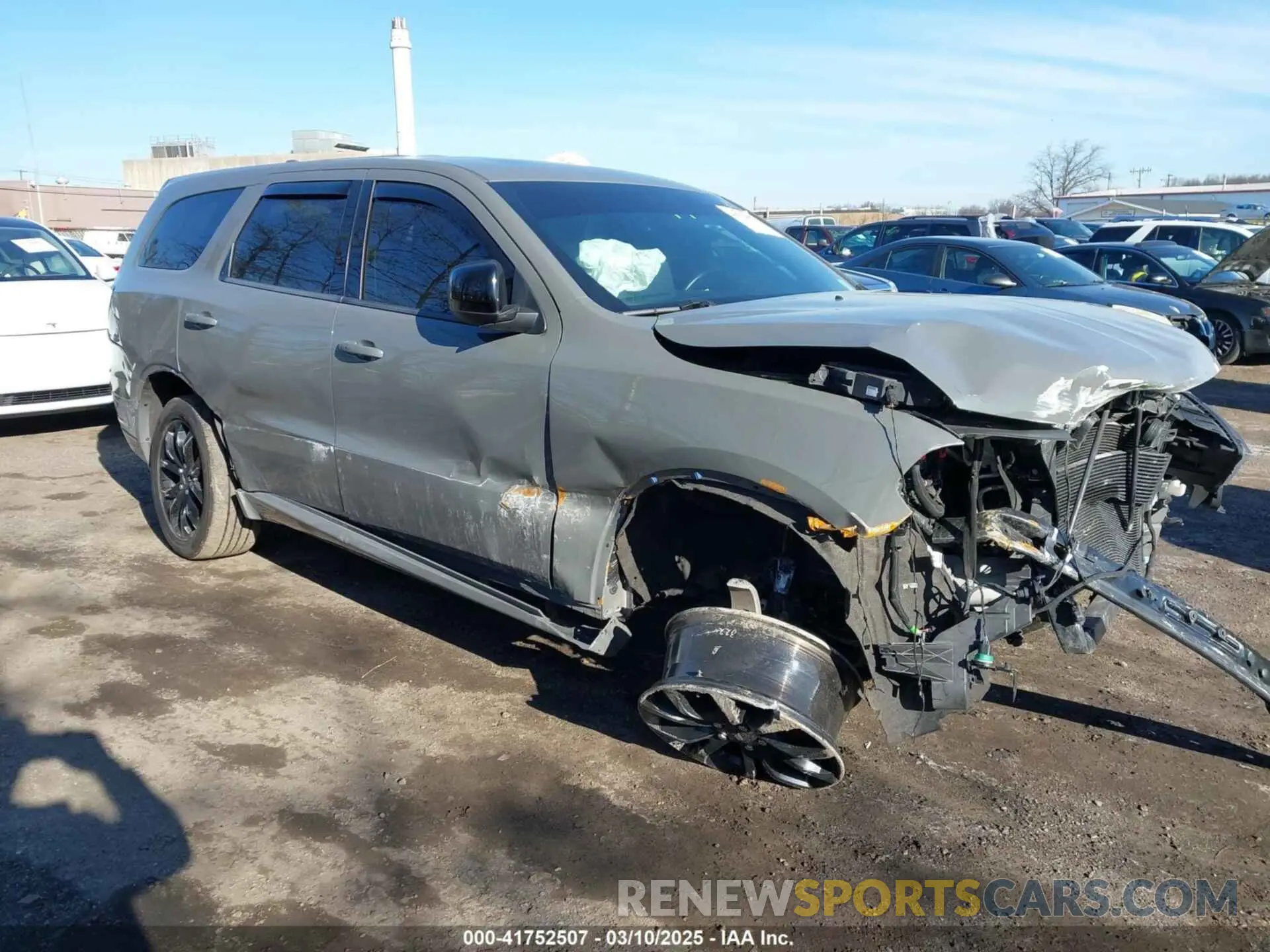 1 Photograph of a damaged car 1C4RDJDG5LC395692 DODGE DURANGO 2020